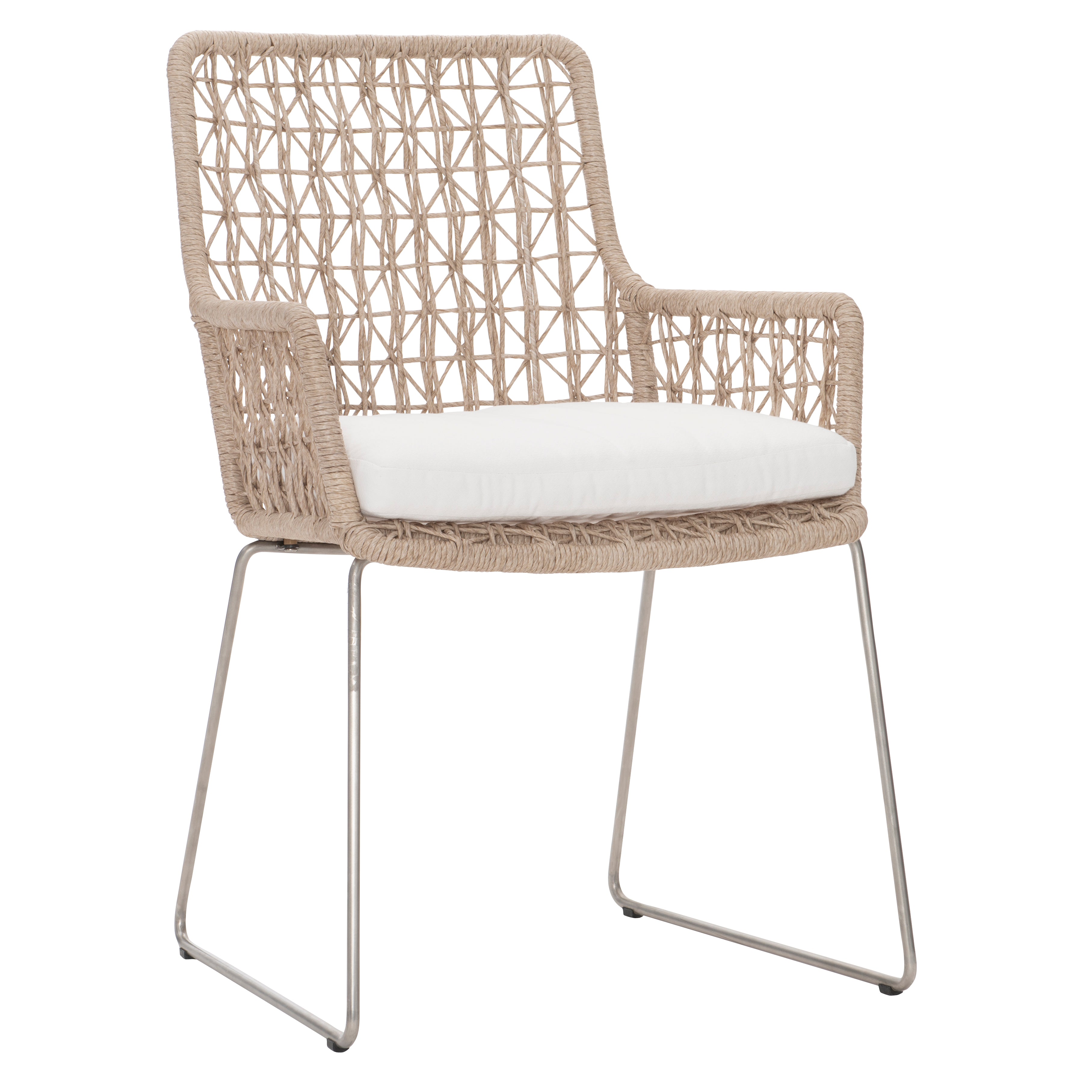 Carmel Outdoor Arm Chair with Seat Pad by Bernhardt