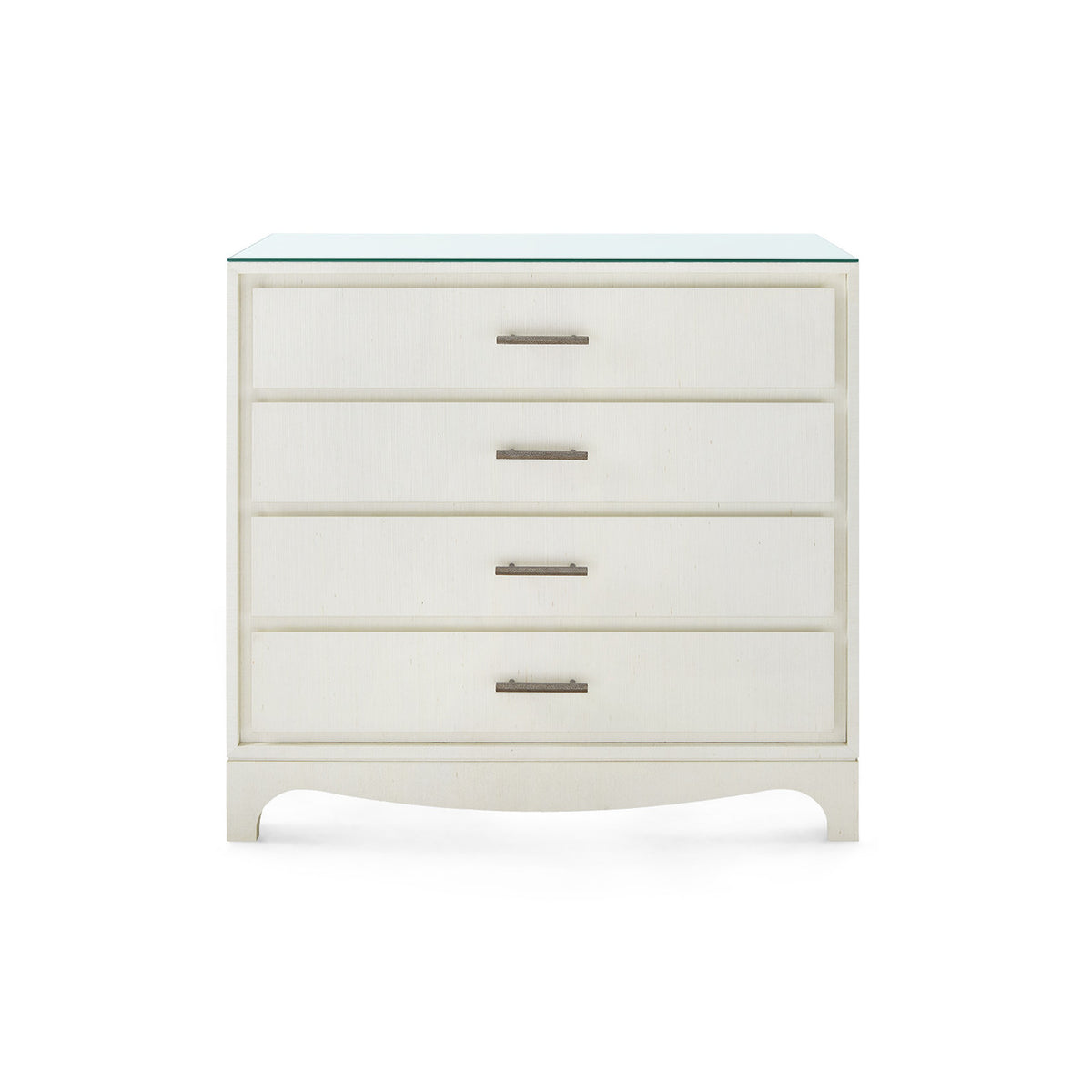 Barrett Large 4-Drawer with Glass Top
