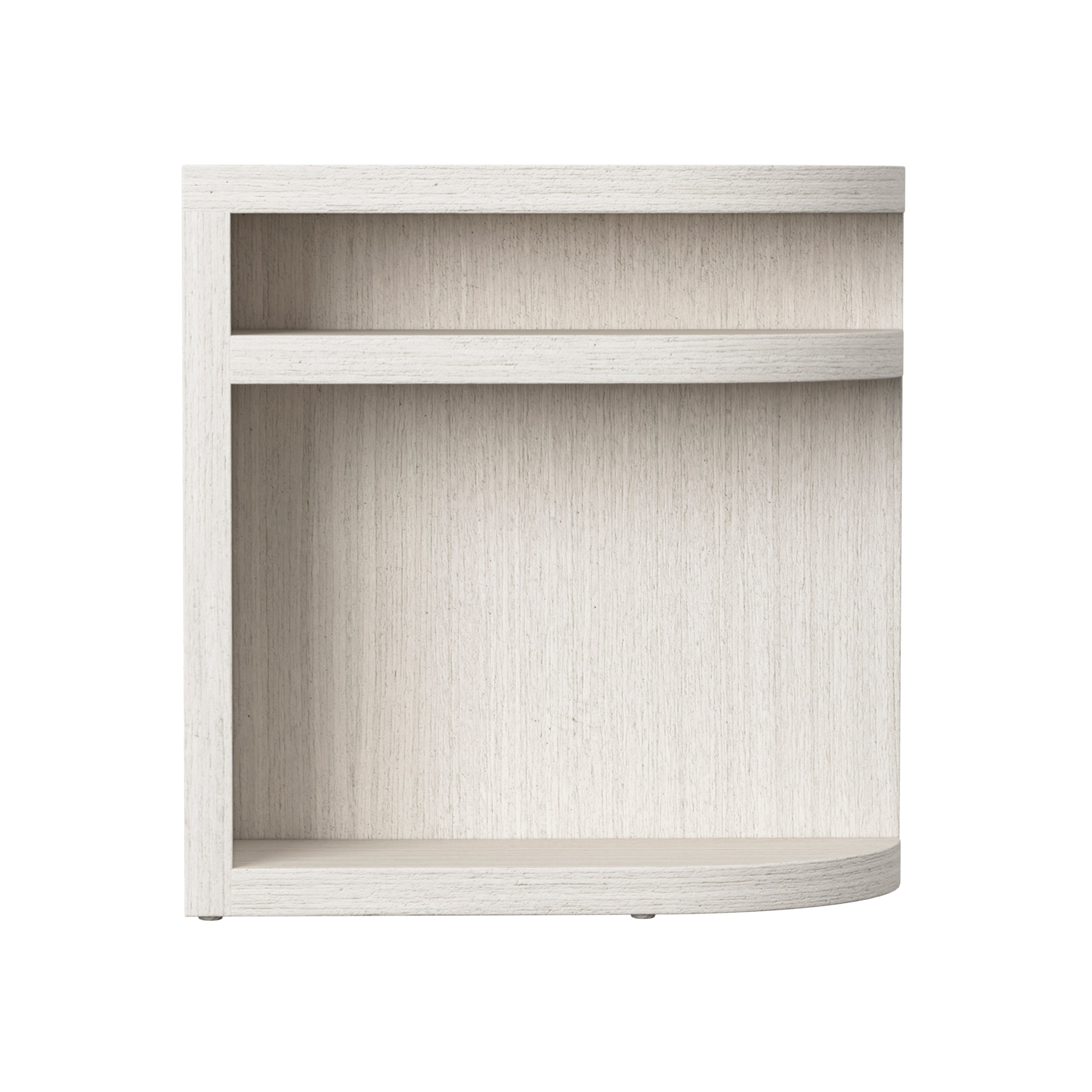 Stratum Side Table with Shelves by Bernhardt