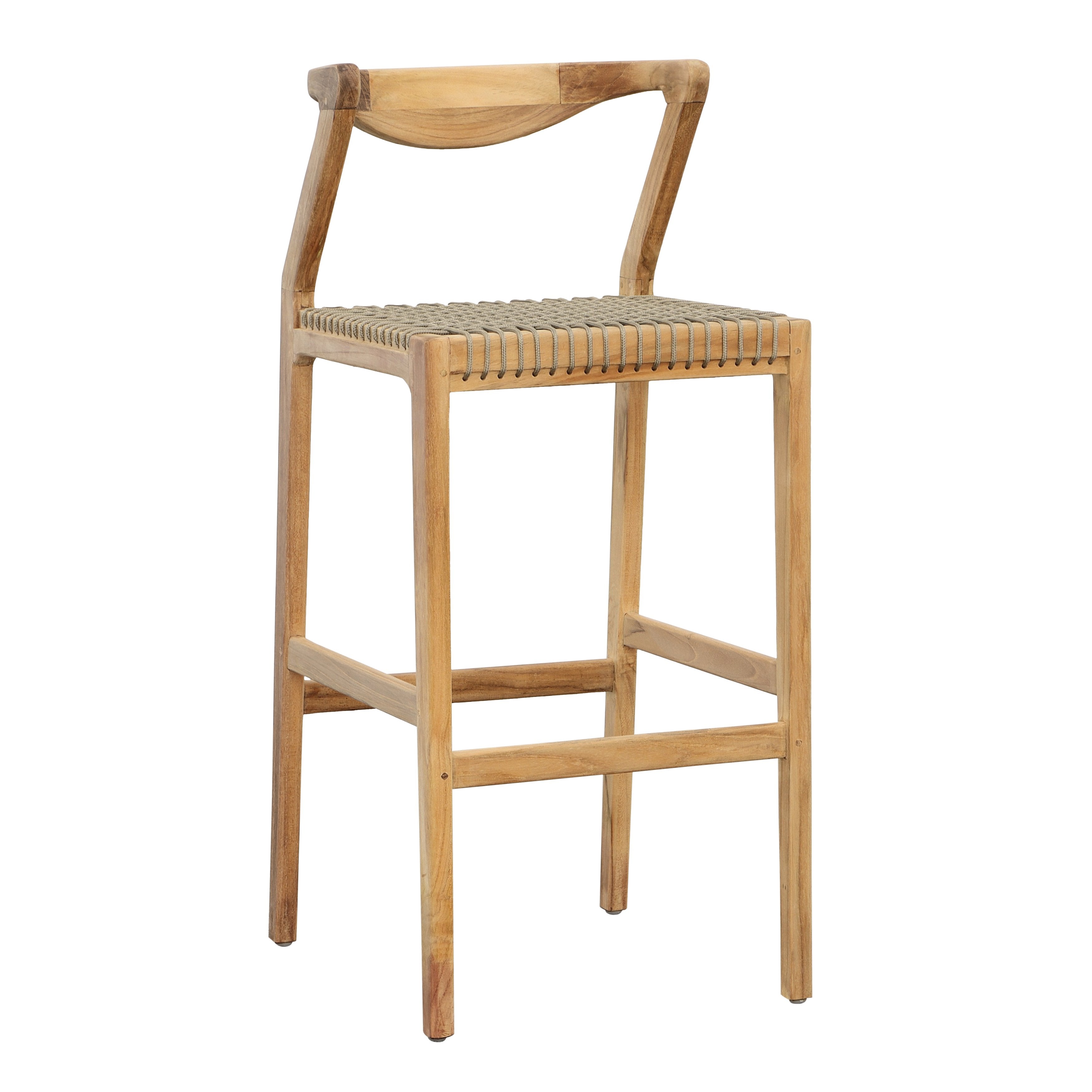 OB-030 Teak Wood with Synthetic Rope Outdoor Barstool Outdoor Bar Stools Dovetail , Black Friday Sale Dovetail Furniture Sale, Old Bones Co, Mid Century Furniture Sale, Four Hands Furniture, Black Friday Sale OB-030 Teak Wood with Synthetic Rope Outdoor Barstool,Gus Sale, Perigold OB-030 Teak Wood with Synthetic Rope Outdoor Barstool Outdoor Bar Stools Black Friday Sale , Perigold Sale OB-030 Teak Wood with Synthetic Rope Outdoor Barstool,OB-030 Teak Wood with Synthetic Rope Outdoor Barstool Lulu and Georgi