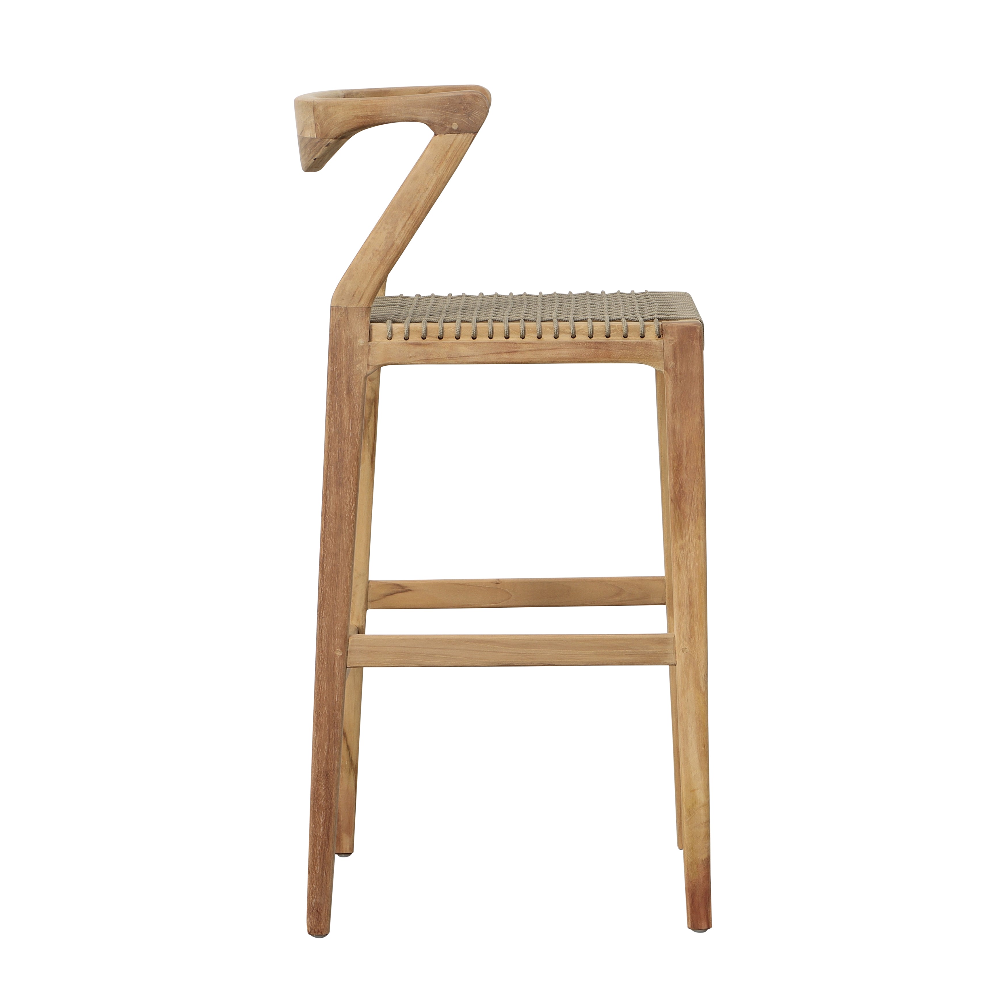 OB-030 Teak Wood with Synthetic Rope Outdoor Barstool Outdoor Bar Stools Dovetail , Black Friday Sale Dovetail Furniture Sale, Old Bones Co, Mid Century Furniture Sale, Four Hands Furniture, Black Friday Sale OB-030 Teak Wood with Synthetic Rope Outdoor Barstool,Gus Sale, Perigold OB-030 Teak Wood with Synthetic Rope Outdoor Barstool Outdoor Bar Stools Black Friday Sale , Perigold Sale OB-030 Teak Wood with Synthetic Rope Outdoor Barstool,OB-030 Teak Wood with Synthetic Rope Outdoor Barstool Lulu and Georgi