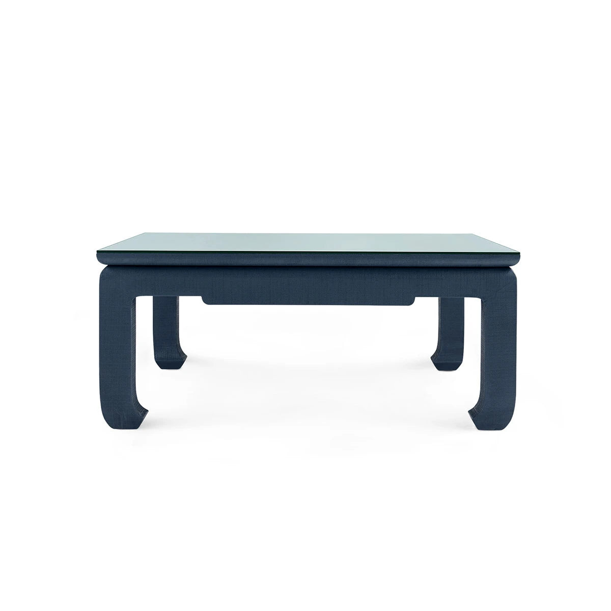 Bethany Large Square Coffee Table with Glass Top