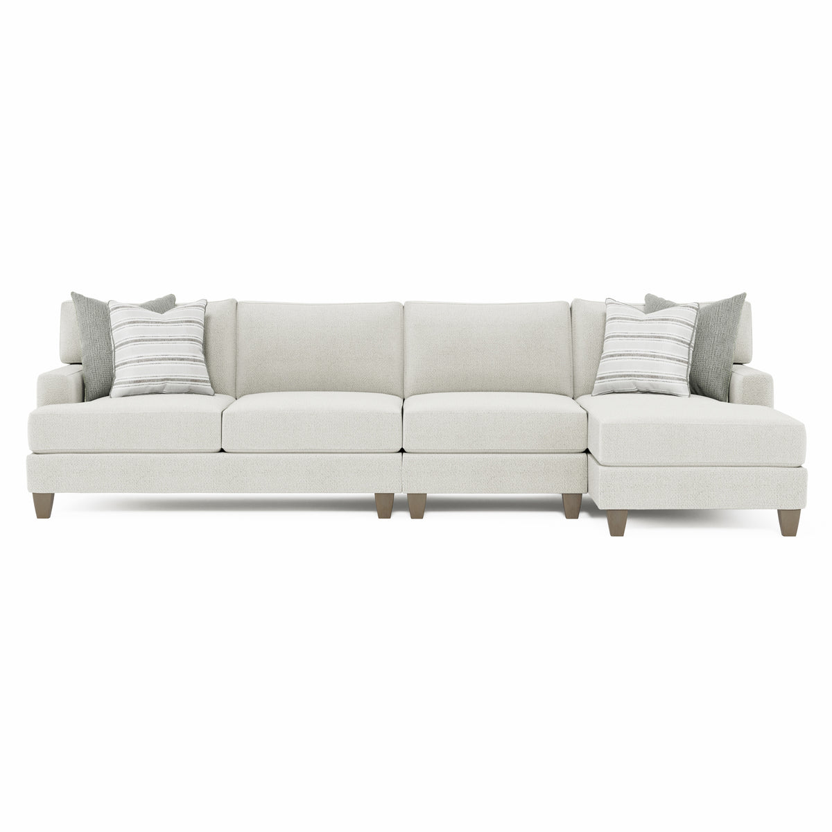 Mila 3-Piece Fabric Sectional by Bernhardt