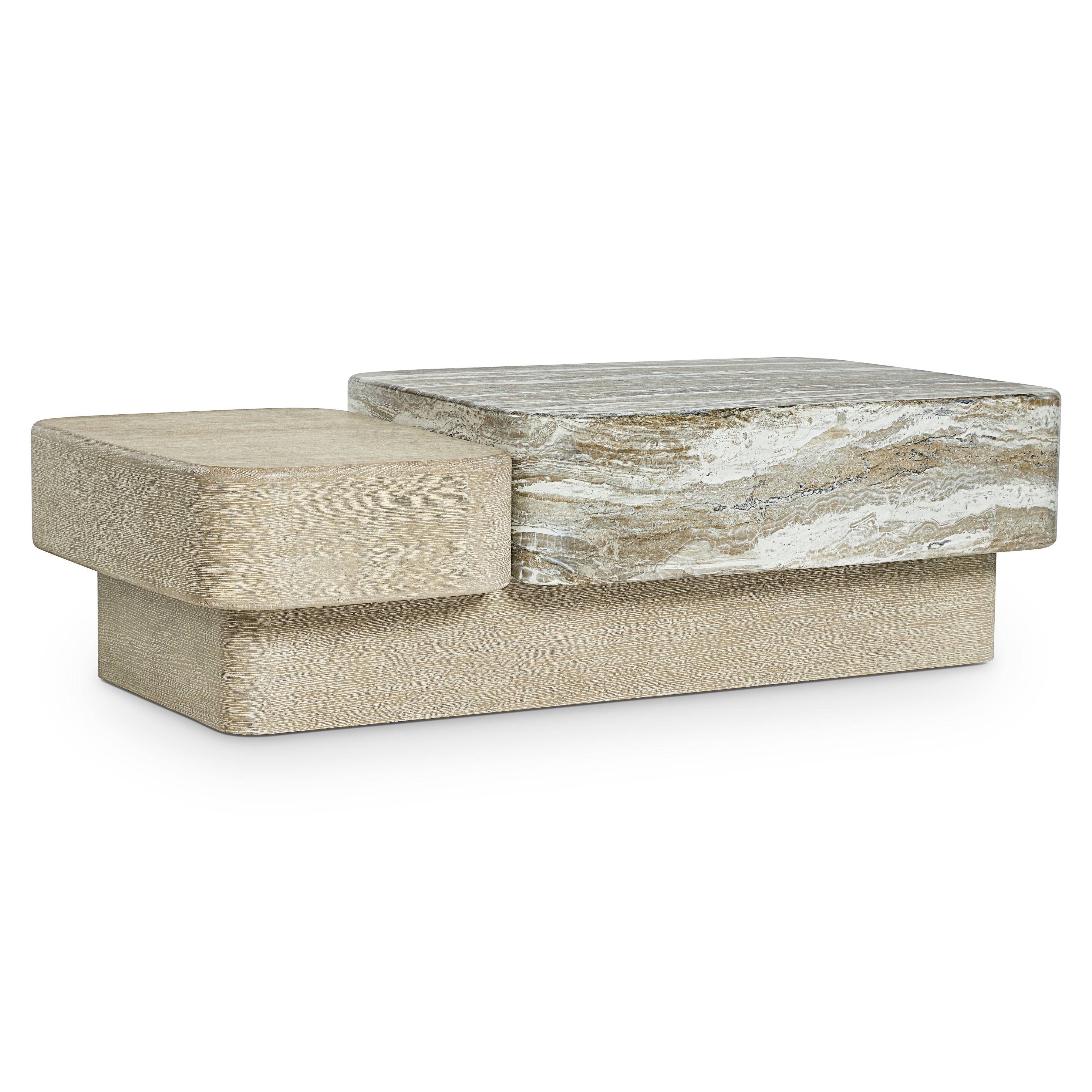 Arcadia Faux Stone Cocktail Table by Bernhardt