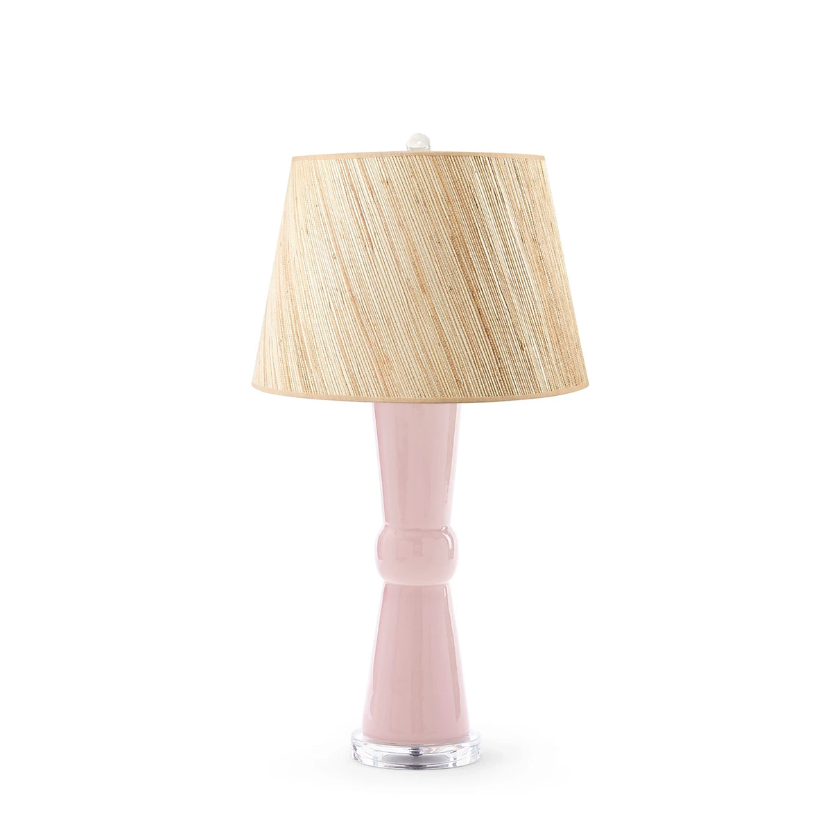 Clarissa Lamp with Shade 16-inch Papyrus - with Nickel
