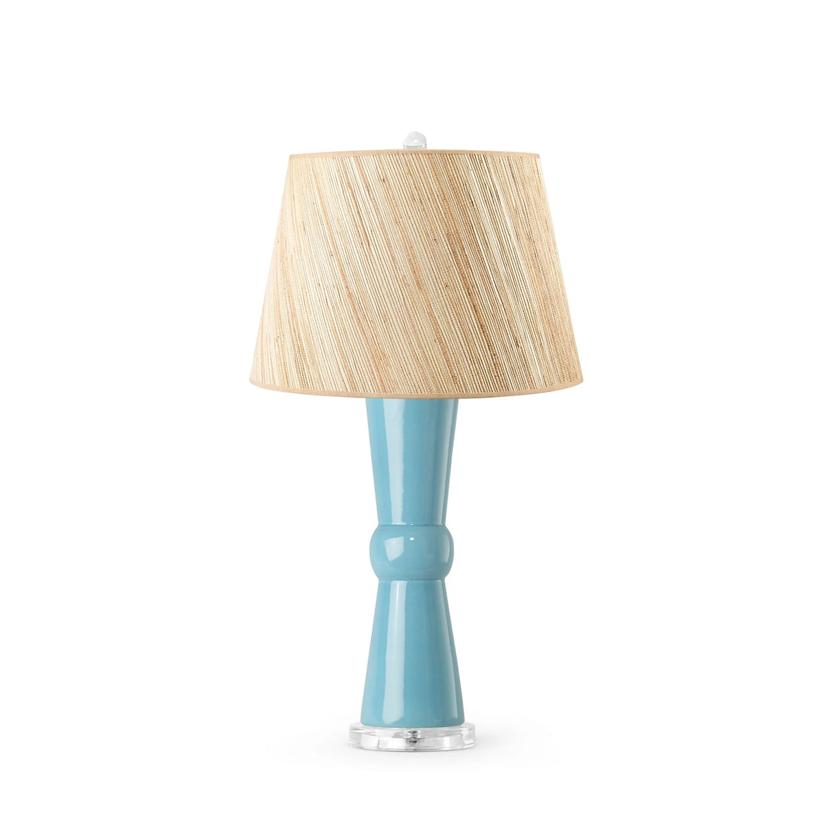 Clarissa Lamp with Shade 16-inch Papyrus - with Nickel