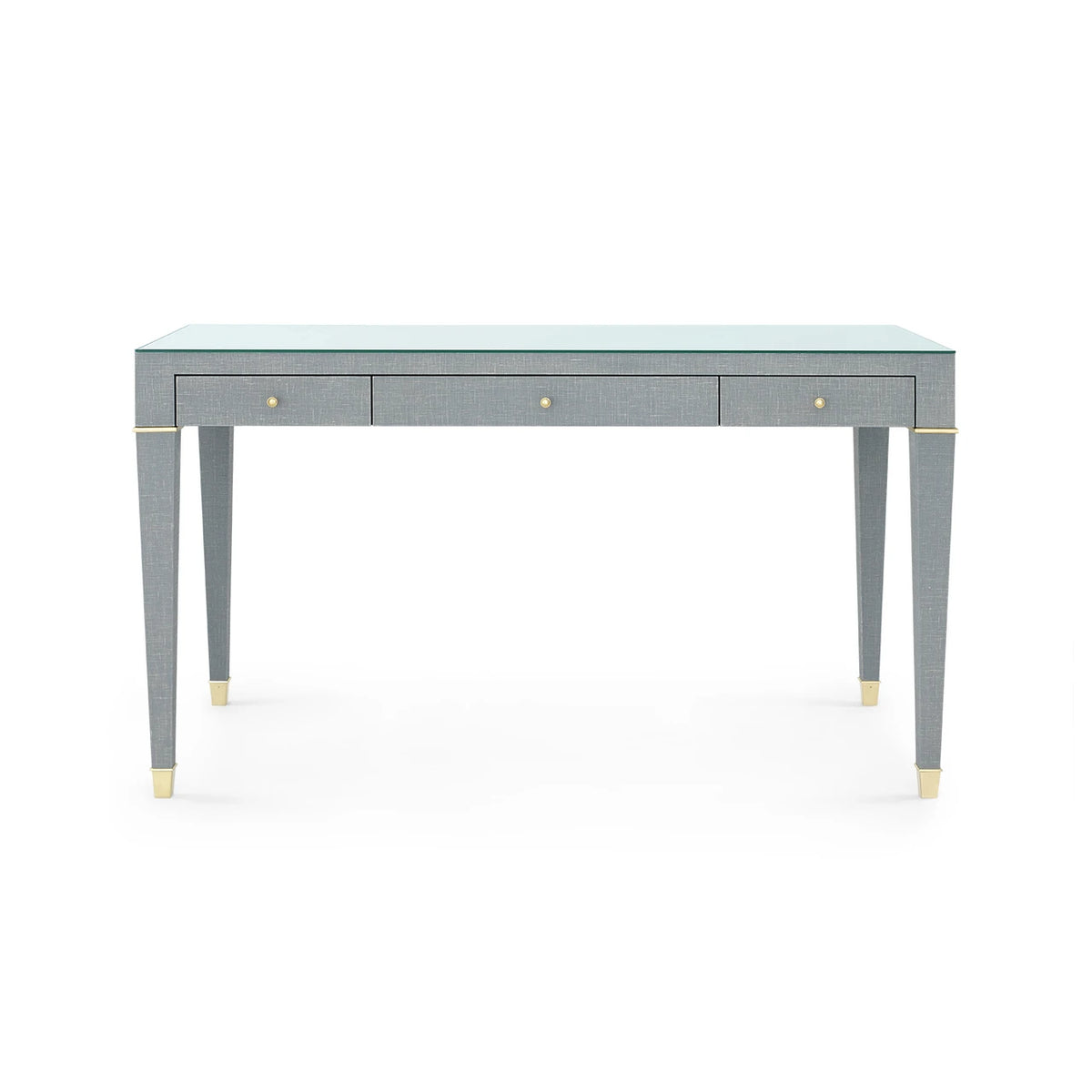 Claudette 803-GT Desk with Glass Top