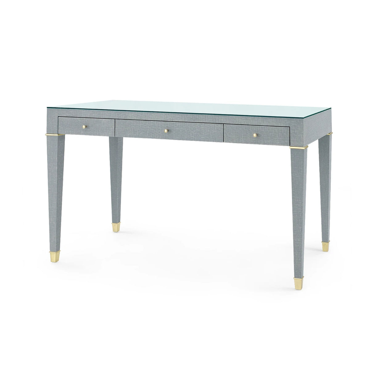 Claudette 803-GT Desk with Glass Top