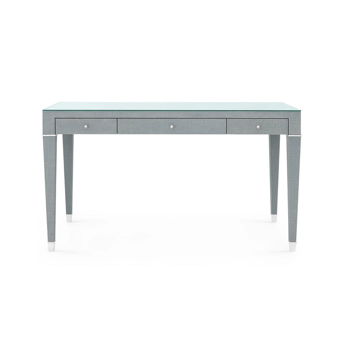Claudette 807-GT Desk with Glass Top