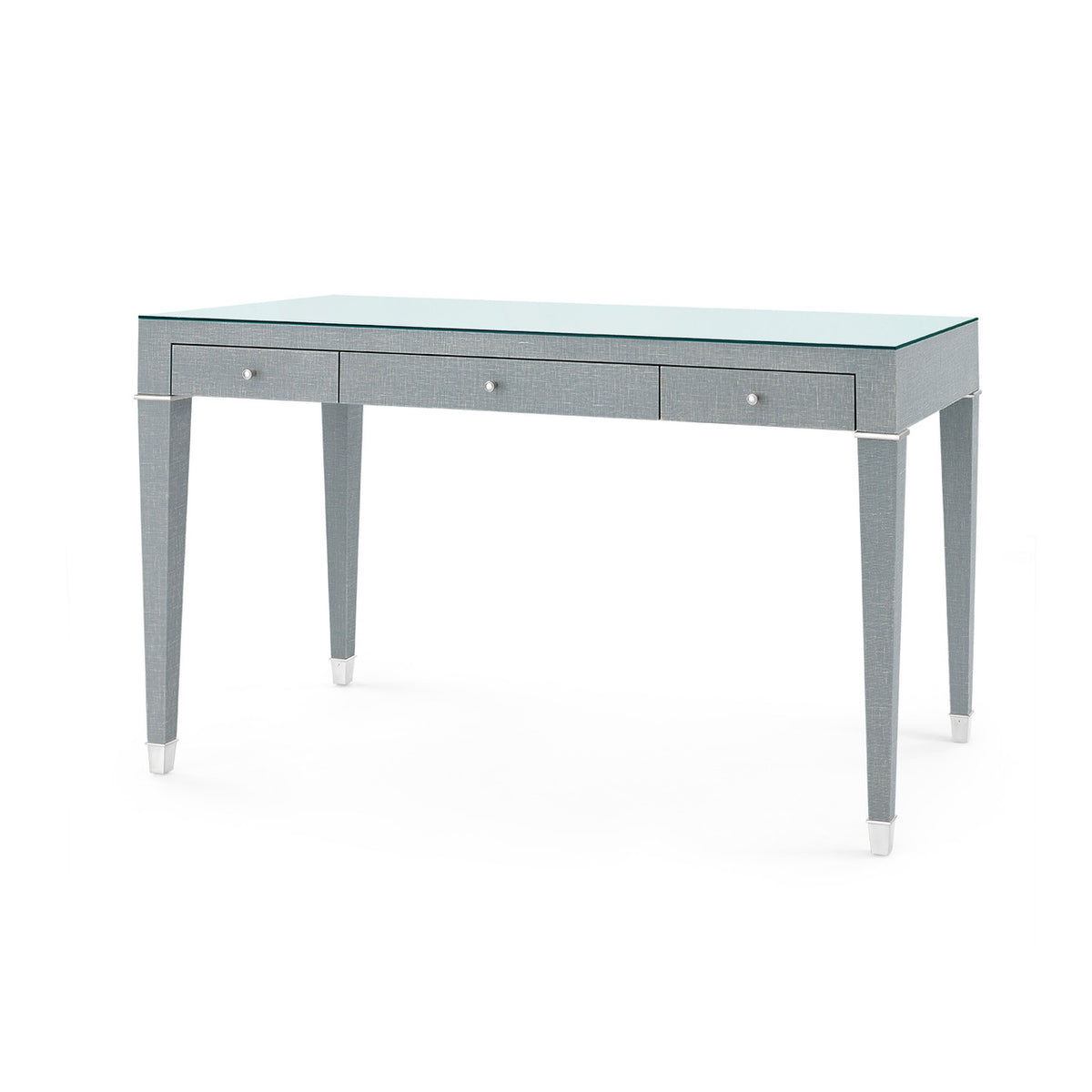 Claudette 807-GT Desk with Glass Top