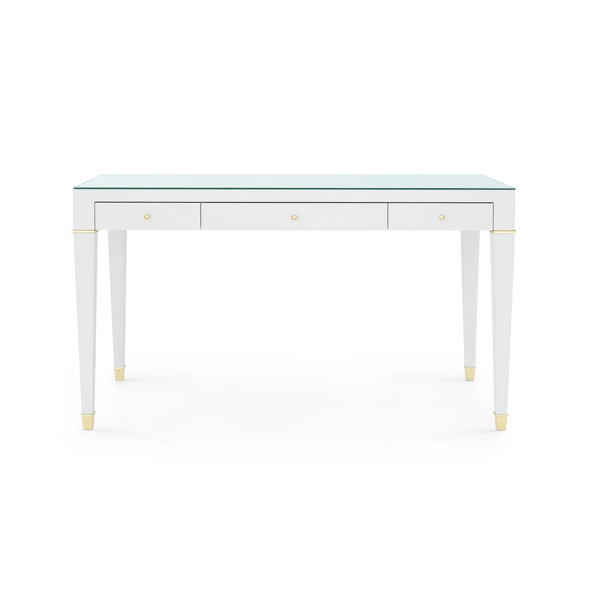 Claudette 803-GT Desk with Glass Top