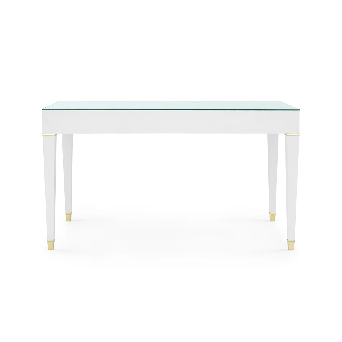Claudette 803-GT Desk with Glass Top