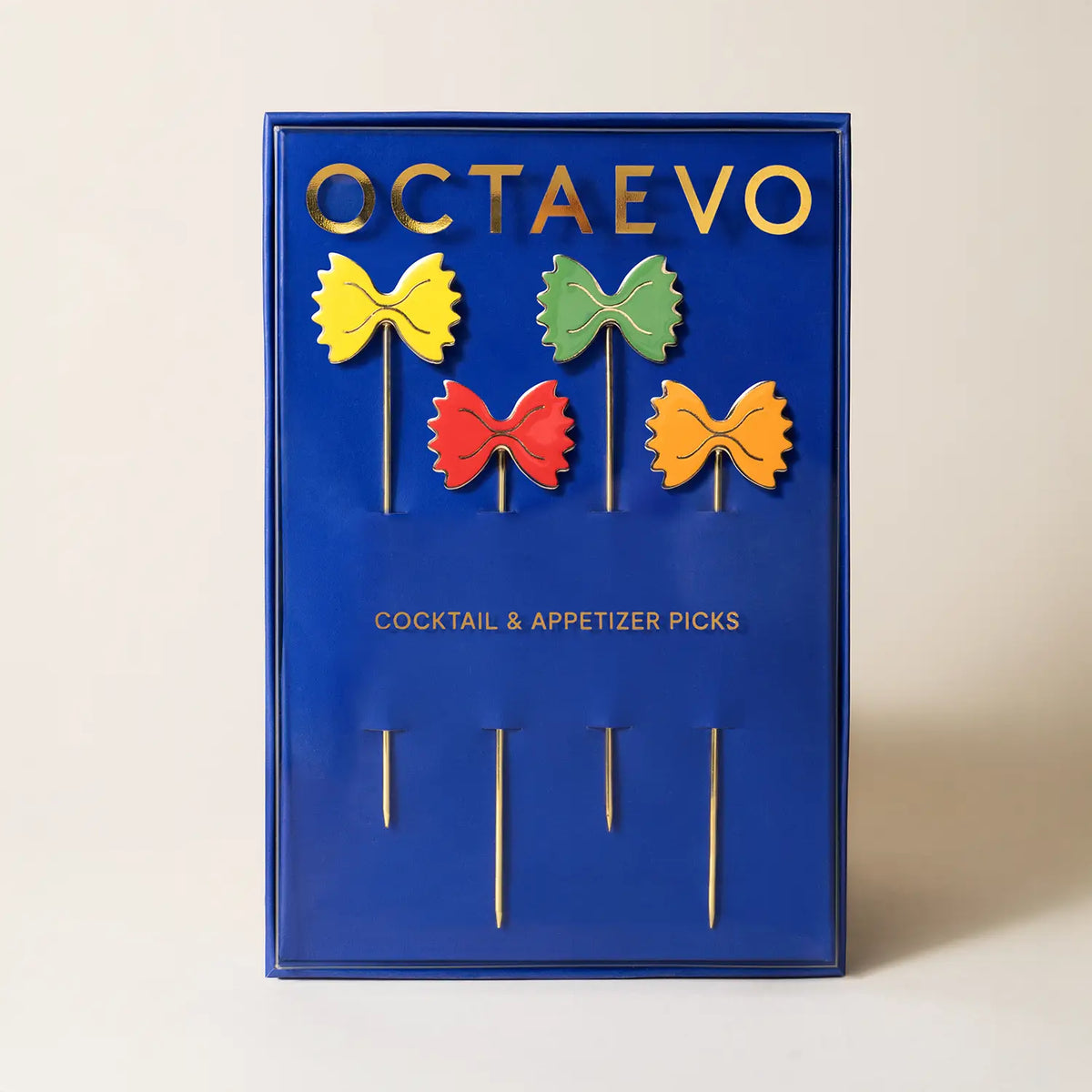 Octaevo Cocktail Picks - Pasta Party (Set of 4) by 54Celsius