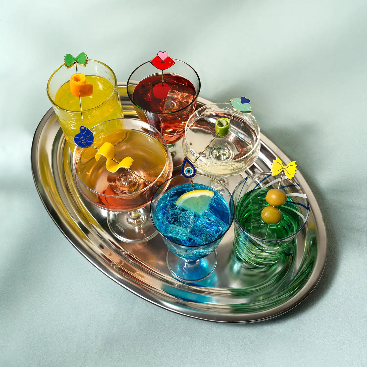 Octaevo Cocktail Picks - Lucky Charm (Set of 4) by 54Celsius