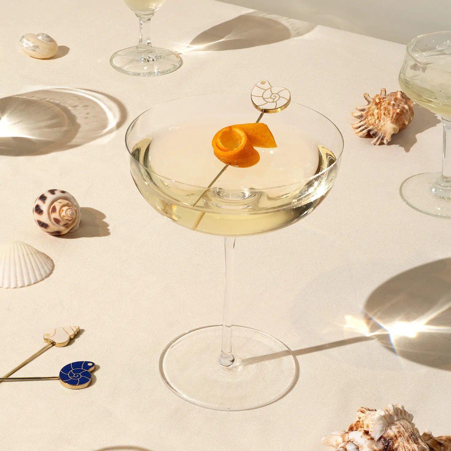 Octaevo Cocktail Picks - Pearl Shell (Set of 4)