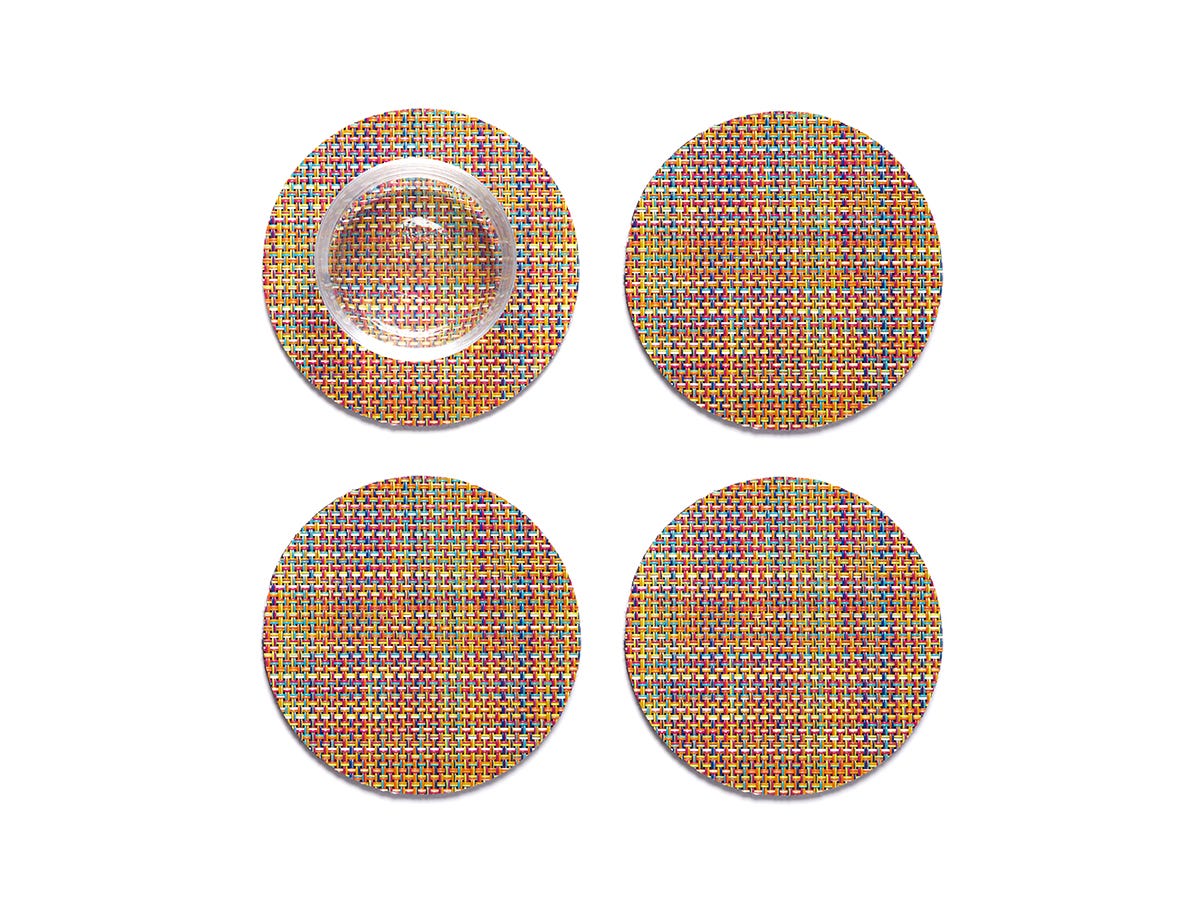 Mini Basketweave Round Coasters - Set of 4 Coasters Chilewich Confetti , Black Friday Sale Chilewich Furniture Sale, Old Bones Co, Mid Century Furniture Sale, Four Hands Furniture, Black Friday Sale Mini Basketweave Round Coasters - Set of 4,Gus Sale, Perigold Mini Basketweave Round Coasters - Set of 4 Coasters Black Friday Sale , Perigold Sale Mini Basketweave Round Coasters - Set of 4,Mini Basketweave Round Coasters - Set of 4 Lulu and Georgia, Burke Decor Sale Mini Basketweave Round Coasters - Set of 4,