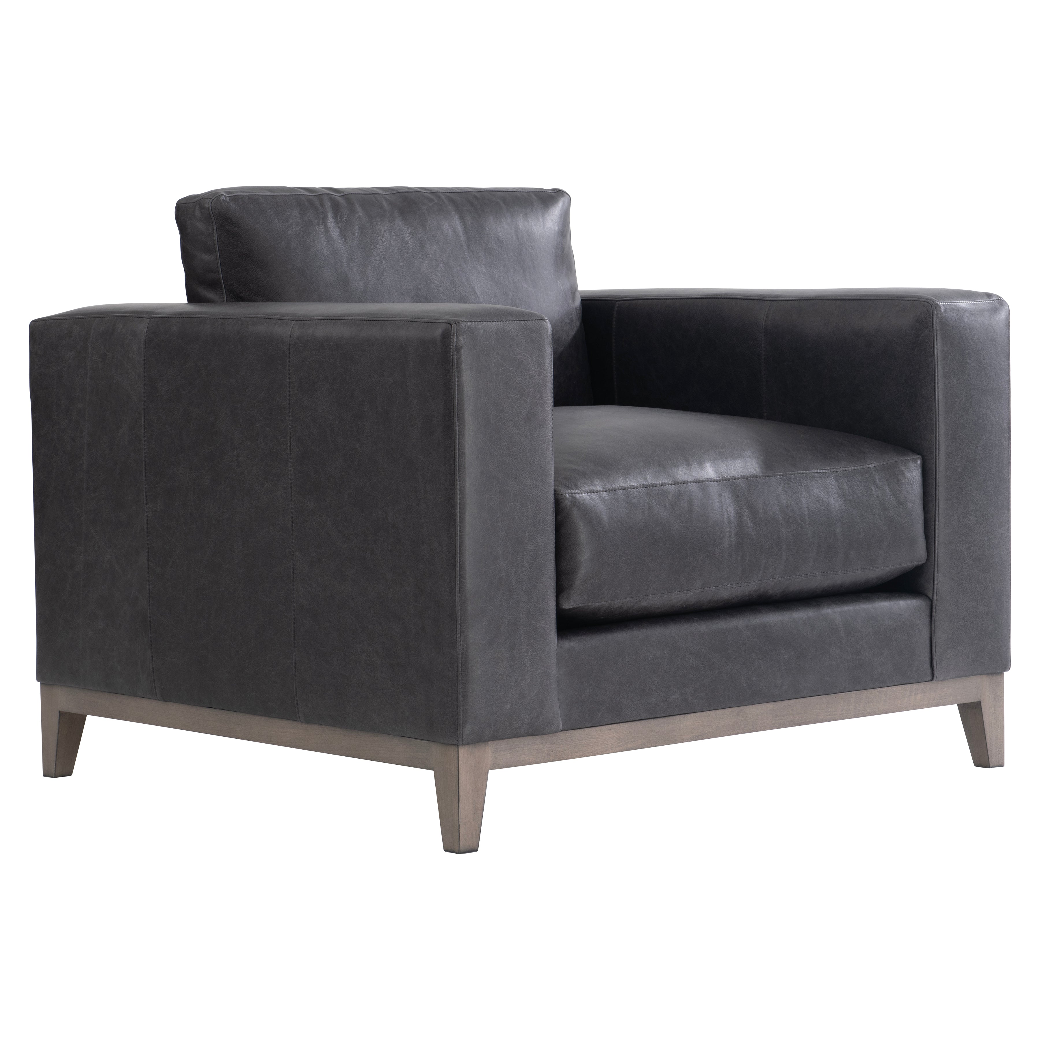 Noel Leather Chair by Bernhardt
