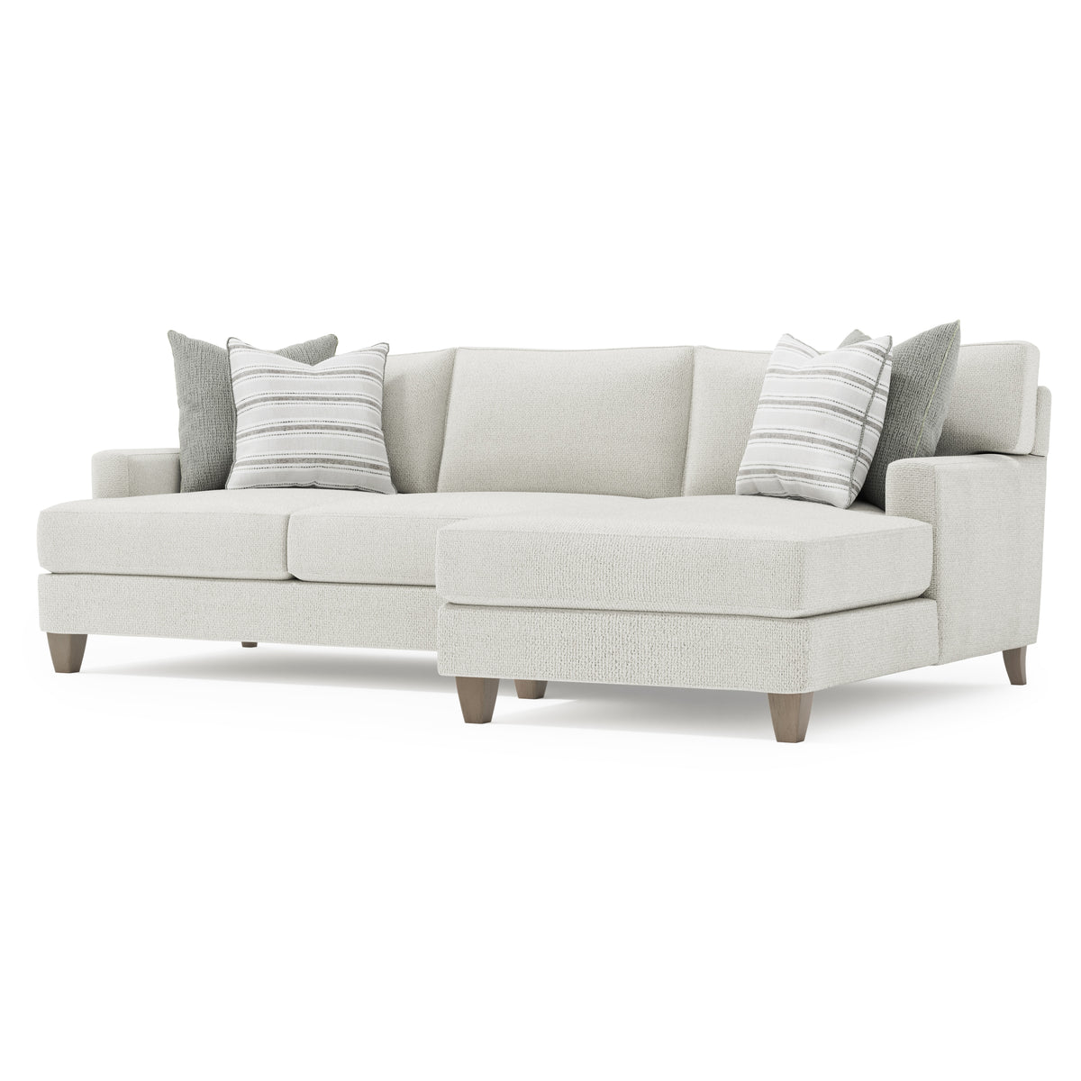 Mila 2-Piece Fabric Sectional by Bernhardt