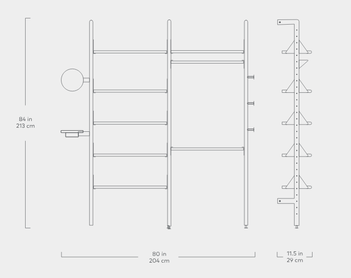 Branch-2 Display Unit Shelf Gus* Four Hands, Mid Century Modern Furniture, Old Bones Furniture Company, Old Bones Co, Modern Mid Century, Designer Furniture, https://www.oldbonesco.com/