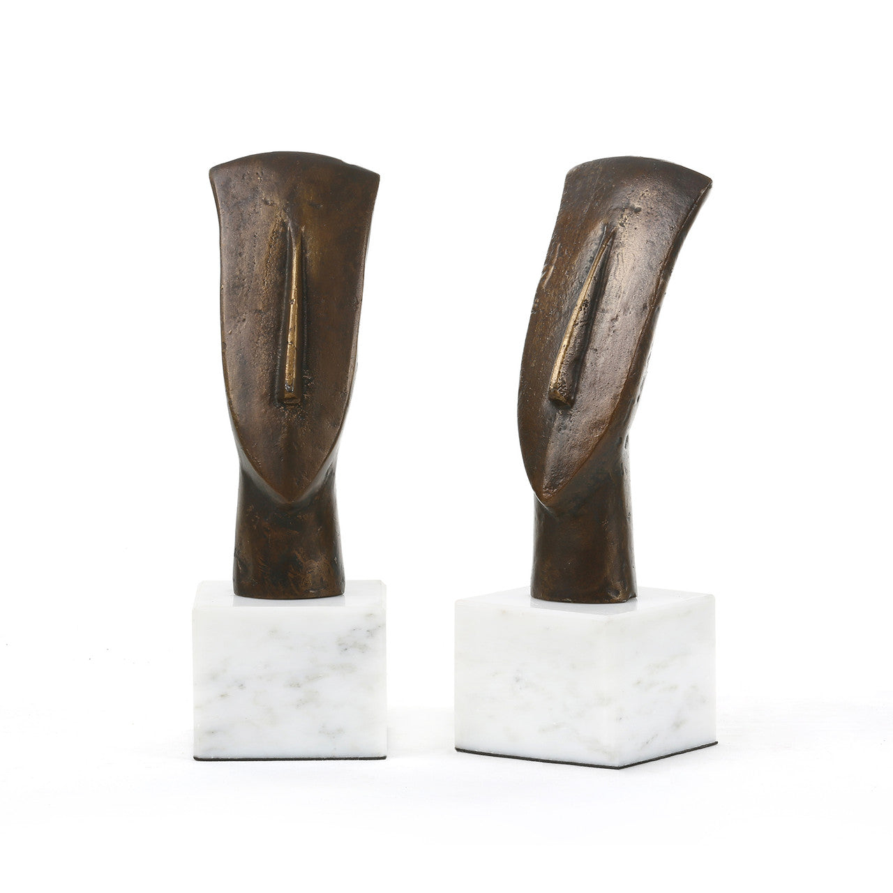 Delos Head Statue - Set of 2