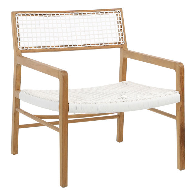 OB-18818 Teak and Synthetic Rattan Outdoor Occasional Chair Outdoor Accent & Lounge Chairs Dovetail White , Black Friday Sale Dovetail Furniture Sale, Old Bones Co, Mid Century Furniture Sale, Four Hands Furniture, Black Friday Sale OB-18818 Teak and Synthetic Rattan Outdoor Occasional Chair,Gus Sale, Perigold OB-18818 Teak and Synthetic Rattan Outdoor Occasional Chair Outdoor Accent & Lounge Chairs Black Friday Sale , Perigold Sale OB-18818 Teak and Synthetic Rattan Outdoor Occasional Chair,OB-18818 Teak a