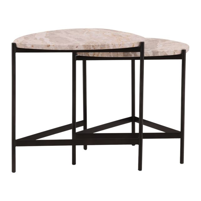 OB-40035 Tendu Marble and Iron Nesting Tables Side & End Tables Dovetail , Black Friday Sale Dovetail Furniture Sale, Old Bones Co, Mid Century Furniture Sale, Four Hands Furniture, Black Friday Sale OB-40035 Tendu Marble and Iron Nesting Tables,Gus Sale, Perigold OB-40035 Tendu Marble and Iron Nesting Tables Side & End Tables Black Friday Sale , Perigold Sale OB-40035 Tendu Marble and Iron Nesting Tables,OB-40035 Tendu Marble and Iron Nesting Tables Lulu and Georgia, Burke Decor Sale OB-40035 Tendu Marble