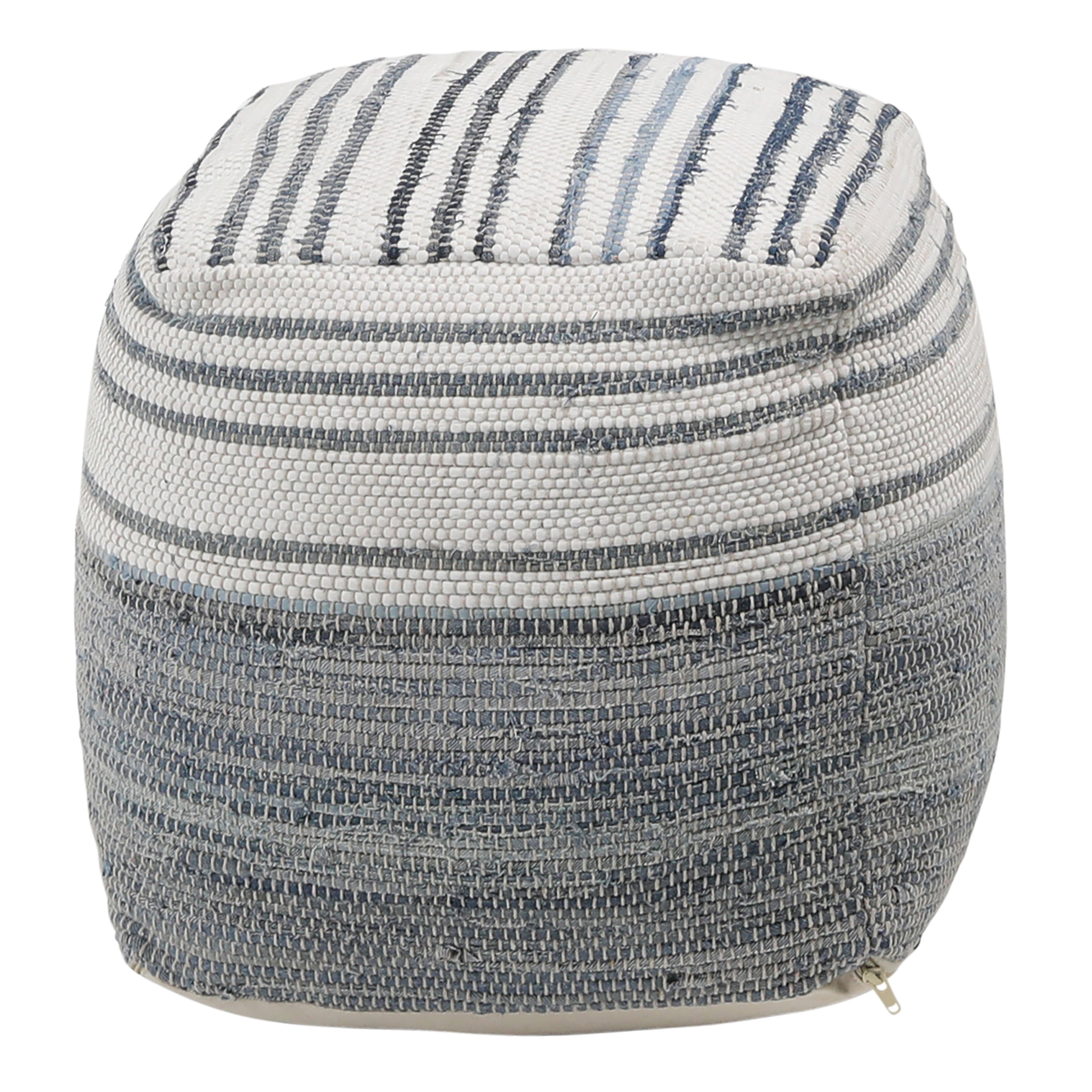 OB-6788 Cotton Chindi and Denim Pouf Poufs Dovetail , Black Friday Sale Dovetail Furniture Sale, Old Bones Co, Mid Century Furniture Sale, Four Hands Furniture, Black Friday Sale OB-6788 Cotton Chindi and Denim Pouf,Gus Sale, Perigold OB-6788 Cotton Chindi and Denim Pouf Poufs Black Friday Sale , Perigold Sale OB-6788 Cotton Chindi and Denim Pouf,OB-6788 Cotton Chindi and Denim Pouf Lulu and Georgia, Burke Decor Sale OB-6788 Cotton Chindi and Denim Pouf, www.oldbonesco.com