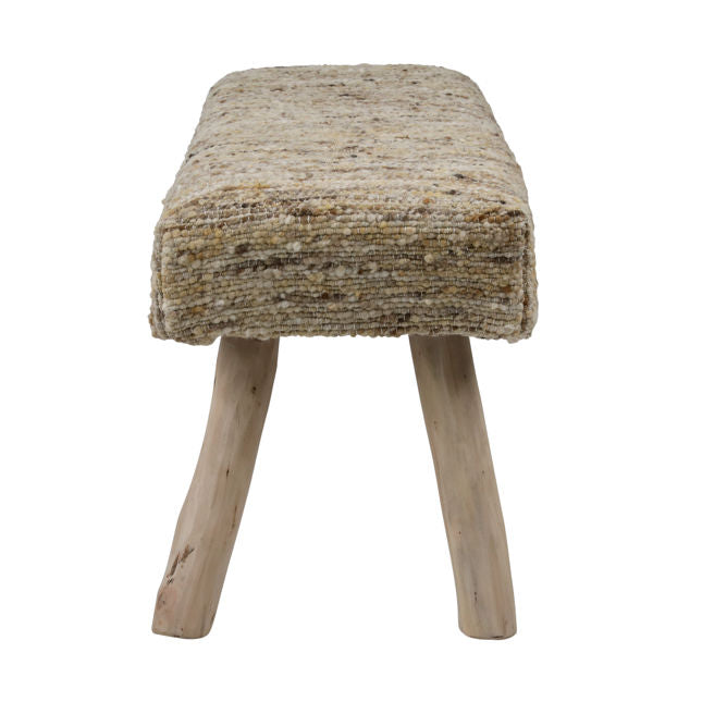 OB-6832 Handwoven Wool and Eucalyptus Wood Bench Benches Dovetail , Black Friday Sale Dovetail Furniture Sale, Old Bones Co, Mid Century Furniture Sale, Four Hands Furniture, Black Friday Sale OB-6832 Handwoven Wool and Eucalyptus Wood Bench,Gus Sale, Perigold OB-6832 Handwoven Wool and Eucalyptus Wood Bench Benches Black Friday Sale , Perigold Sale OB-6832 Handwoven Wool and Eucalyptus Wood Bench,OB-6832 Handwoven Wool and Eucalyptus Wood Bench Lulu and Georgia, Burke Decor Sale OB-6832 Handwoven Wool and