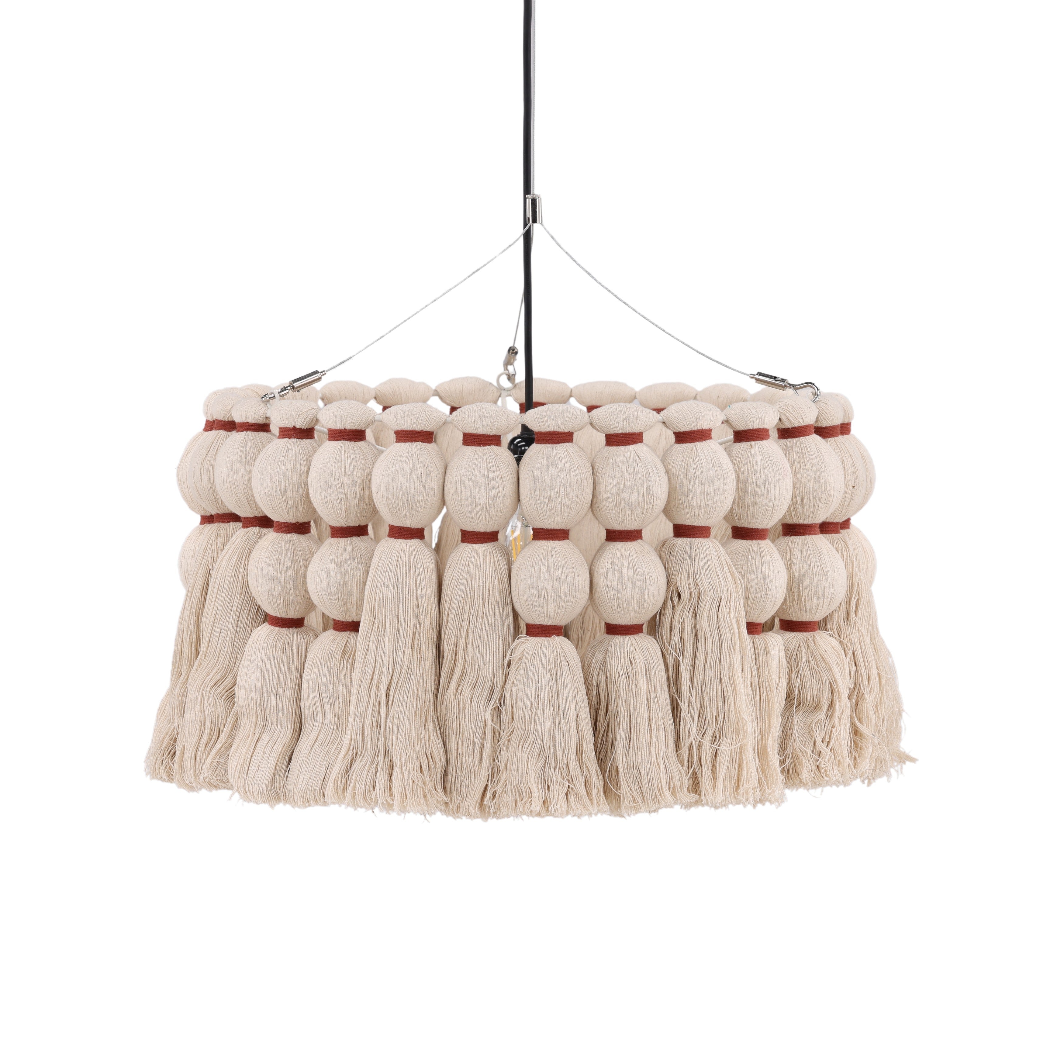 OB-82004 Cotton Tassels and Iron Pendant Light Pendants Dovetail , Black Friday Sale Dovetail Furniture Sale, Old Bones Co, Mid Century Furniture Sale, Four Hands Furniture, Black Friday Sale OB-82004 Cotton Tassels and Iron Pendant Light,Gus Sale, Perigold OB-82004 Cotton Tassels and Iron Pendant Light Pendants Black Friday Sale , Perigold Sale OB-82004 Cotton Tassels and Iron Pendant Light,OB-82004 Cotton Tassels and Iron Pendant Light Lulu and Georgia, Burke Decor Sale OB-82004 Cotton Tassels and Iron Pe