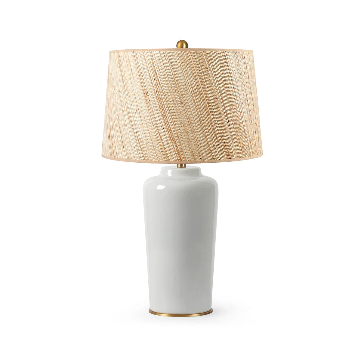 Draper Lamp with Shade 17-inch Papyrus - with Gold