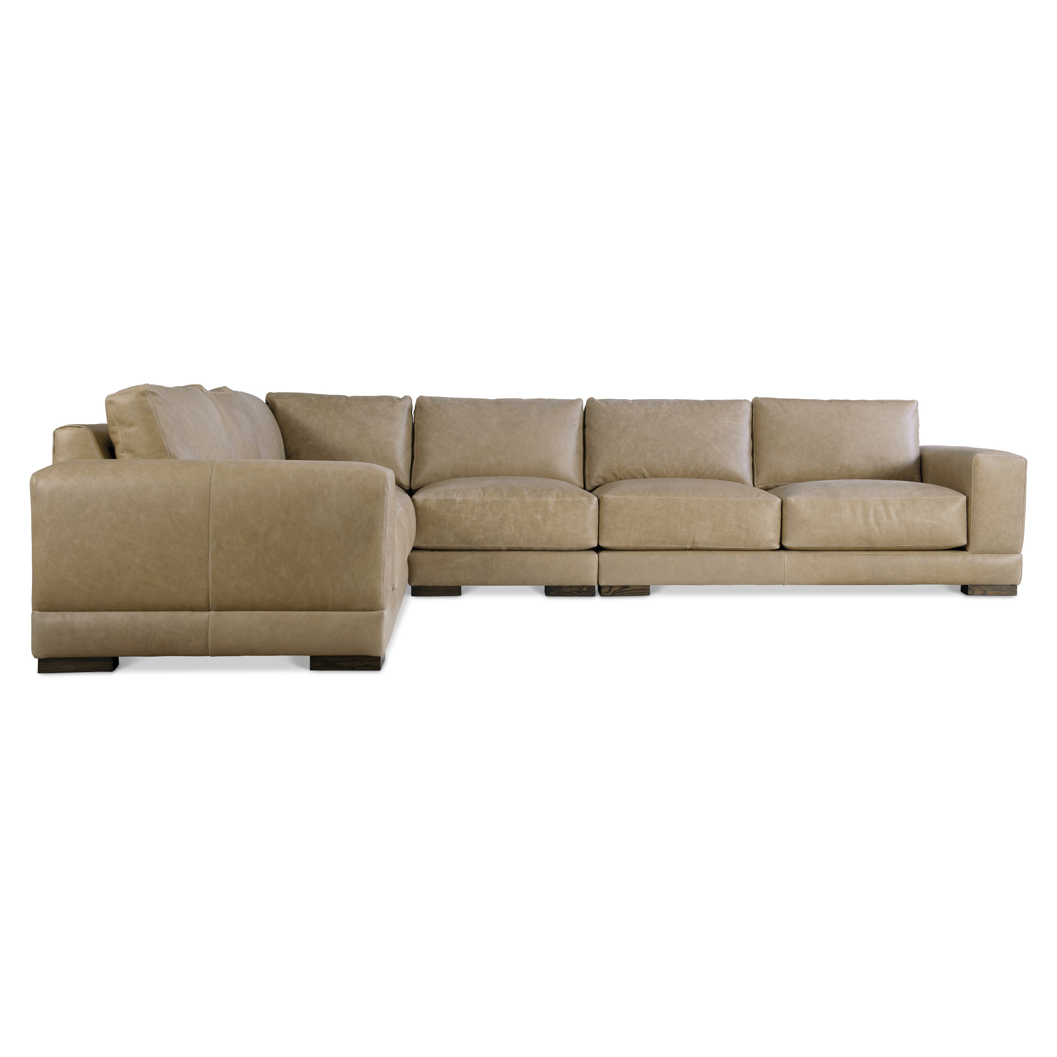 Lars Leather 4-Piece Sectional by Bernhardt