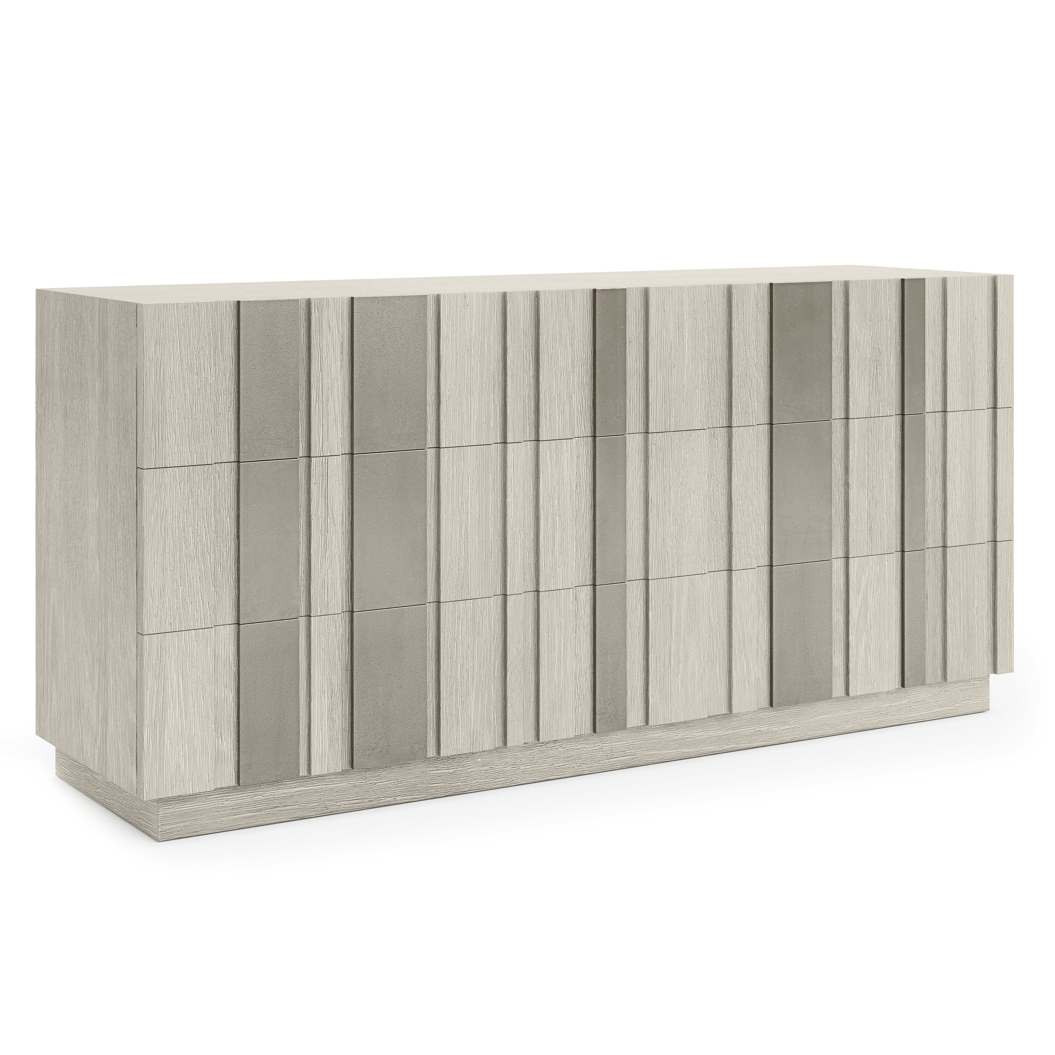 Tempo Dresser with Metal Overlay by Bernhardt