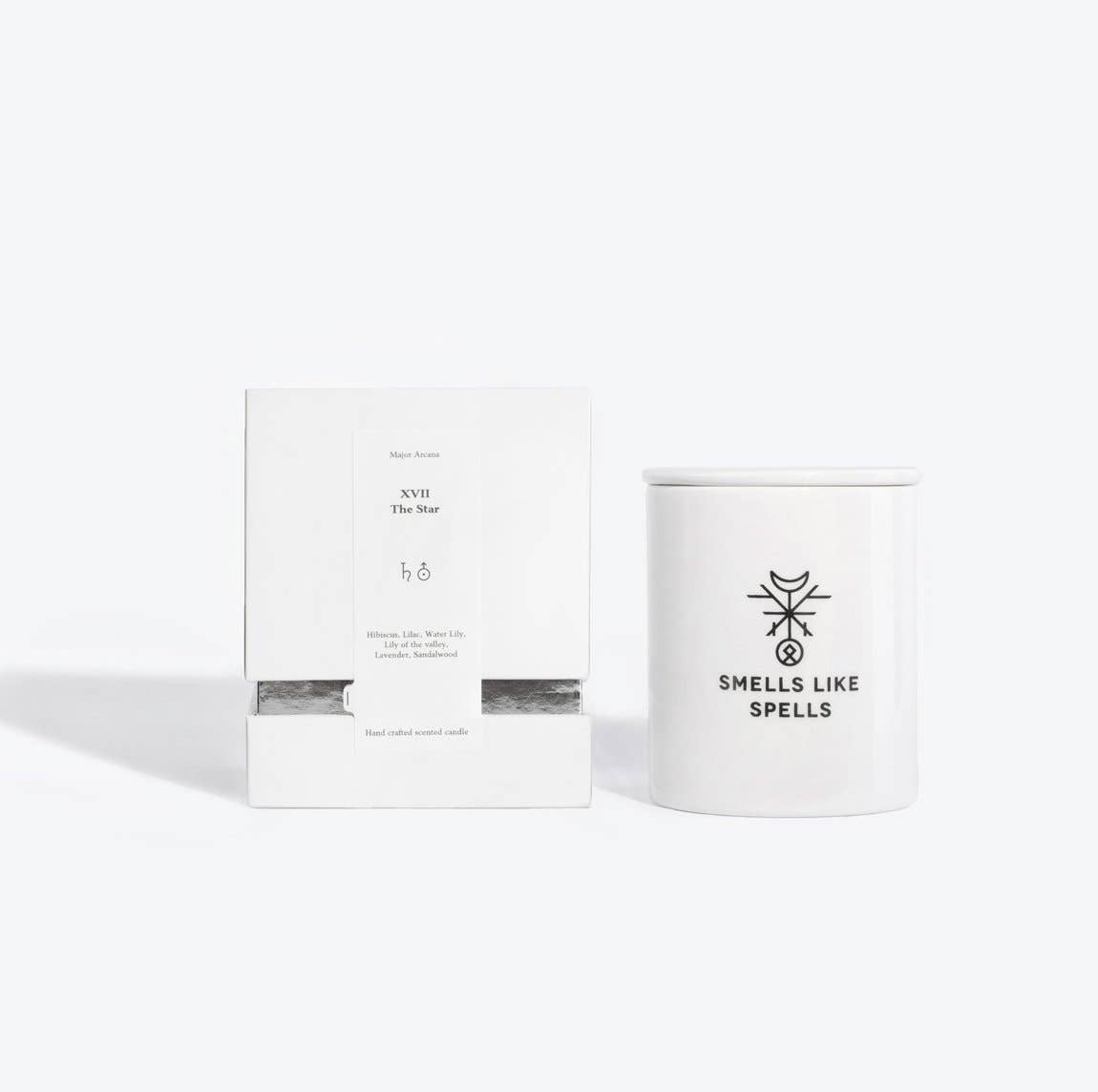 Major Arcana - The Star | Candle & handmade Porcelain Jar
