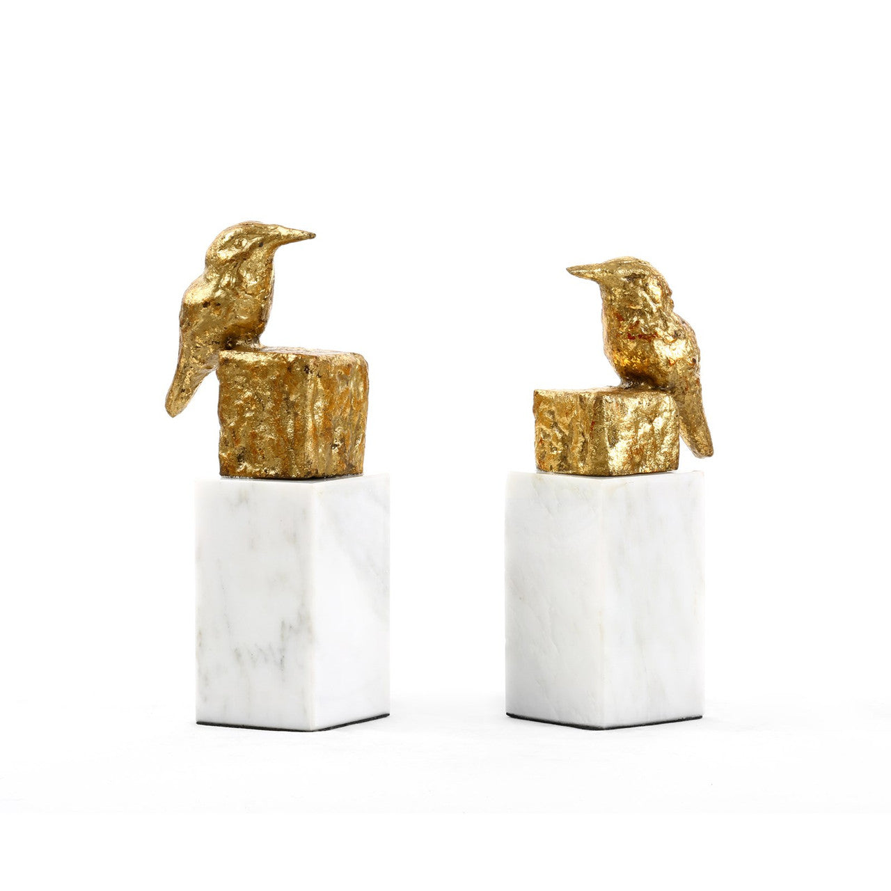 Finch Statue - Set of 2