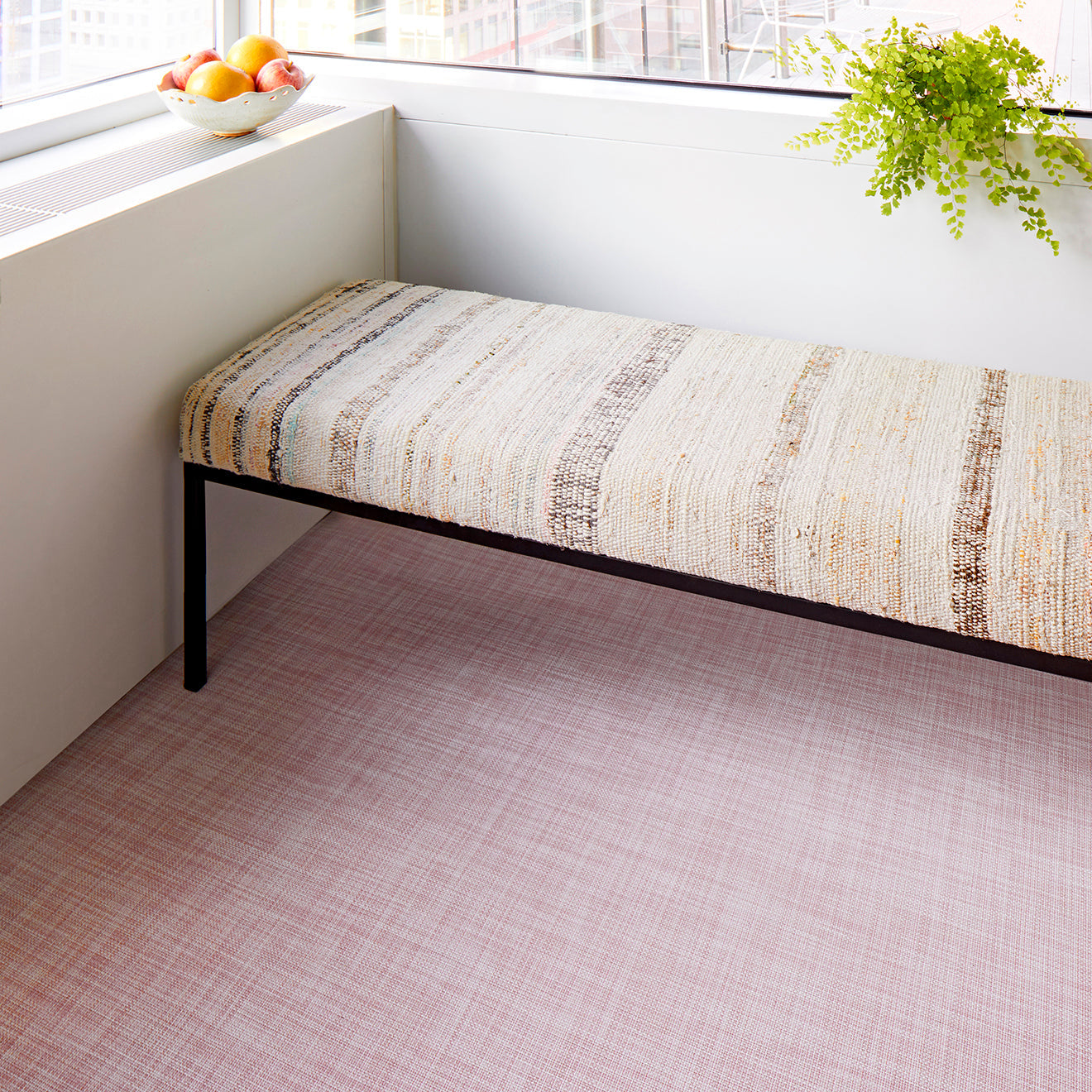 Mini Basketweave Square Rug