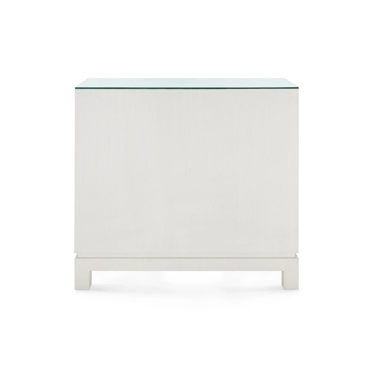 Florence Large 4-Drawer with Glass Top