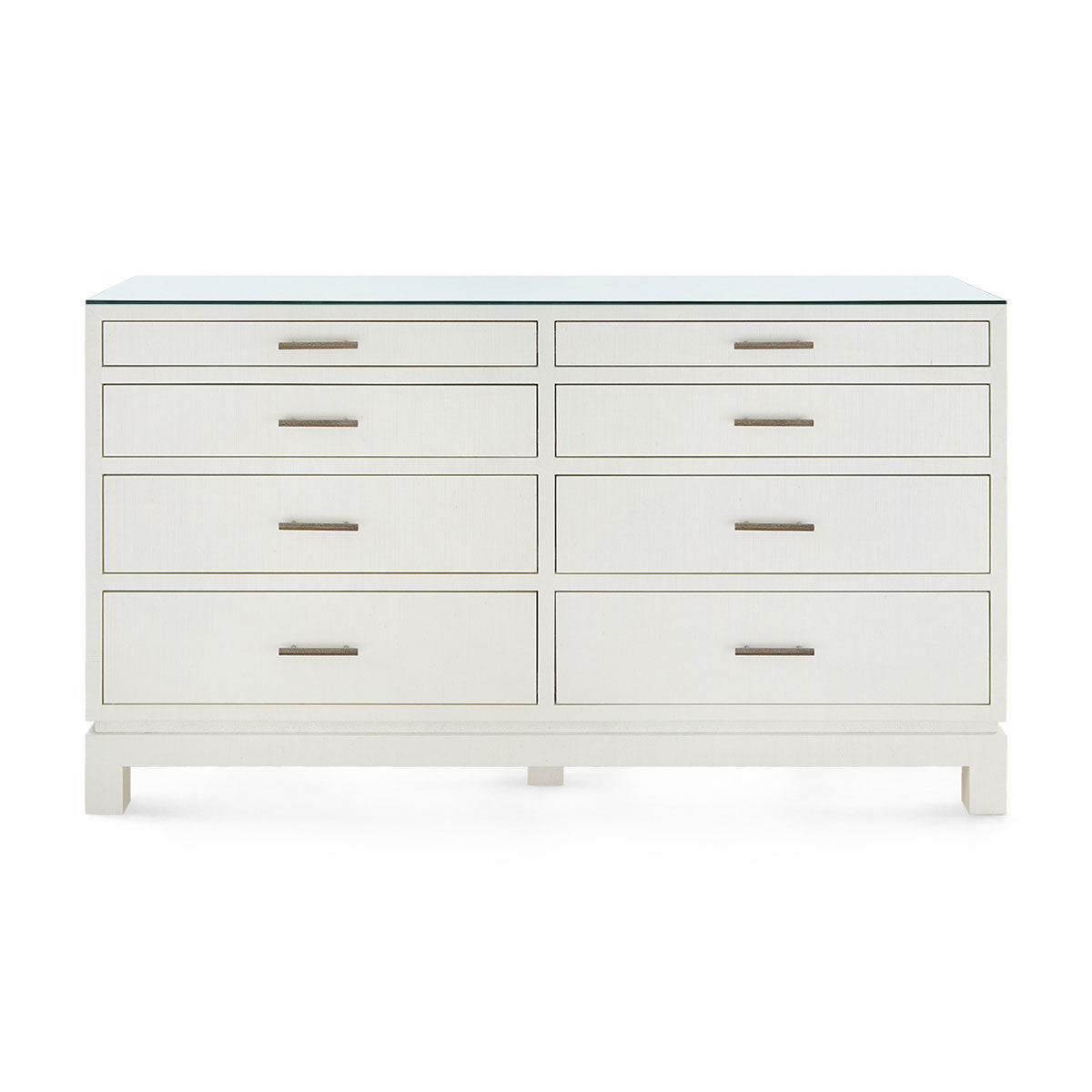 Florence Extra Large 8-Drawer with Glass Top