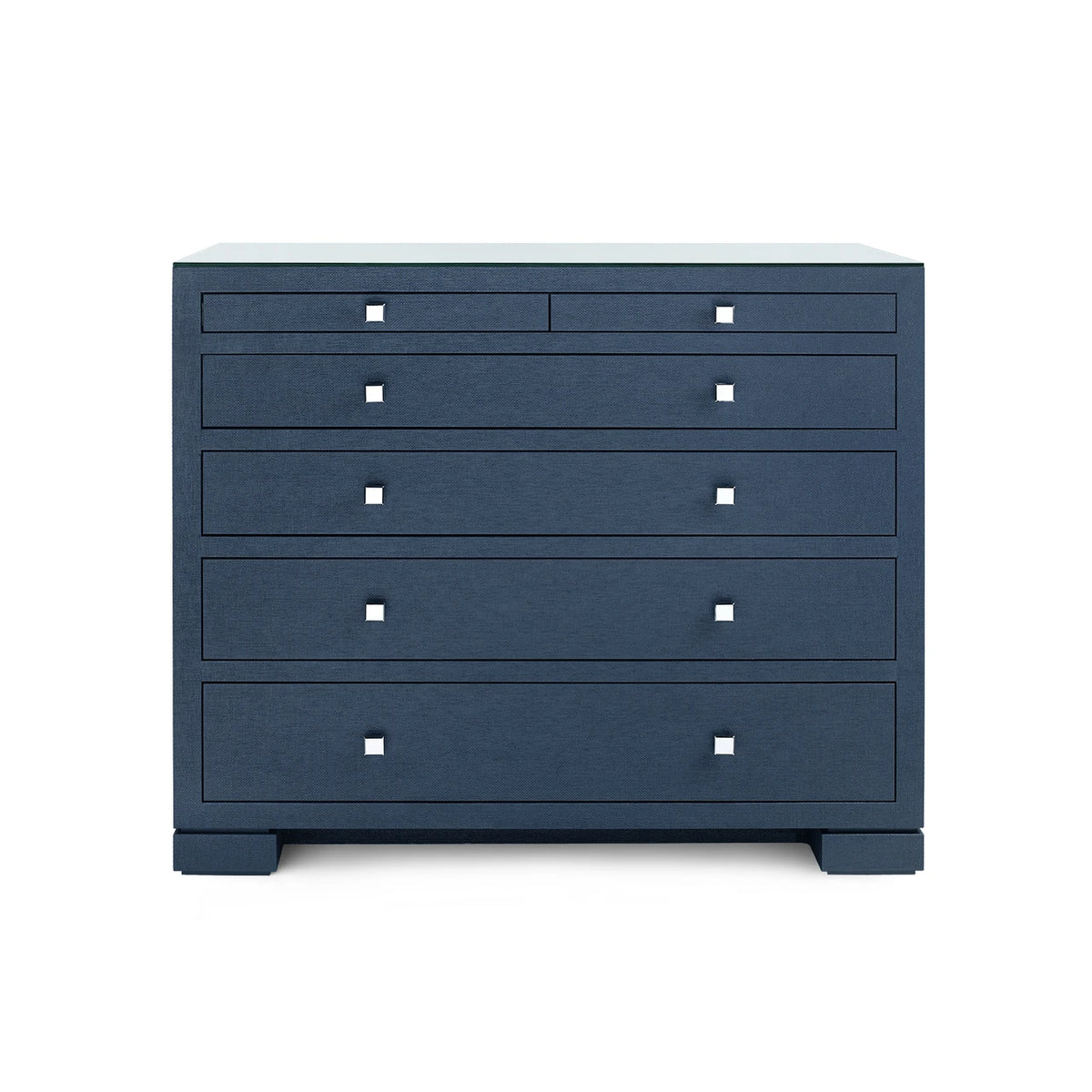 Frances 6-Drawer with Glass Top