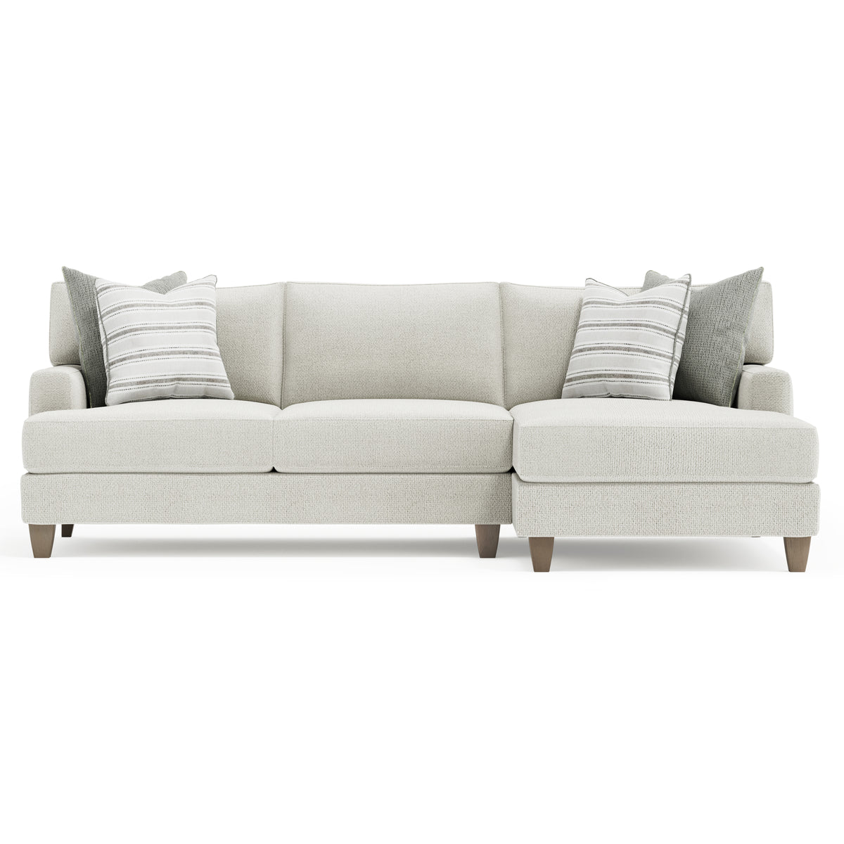 Mila 2-Piece Fabric Sectional by Bernhardt