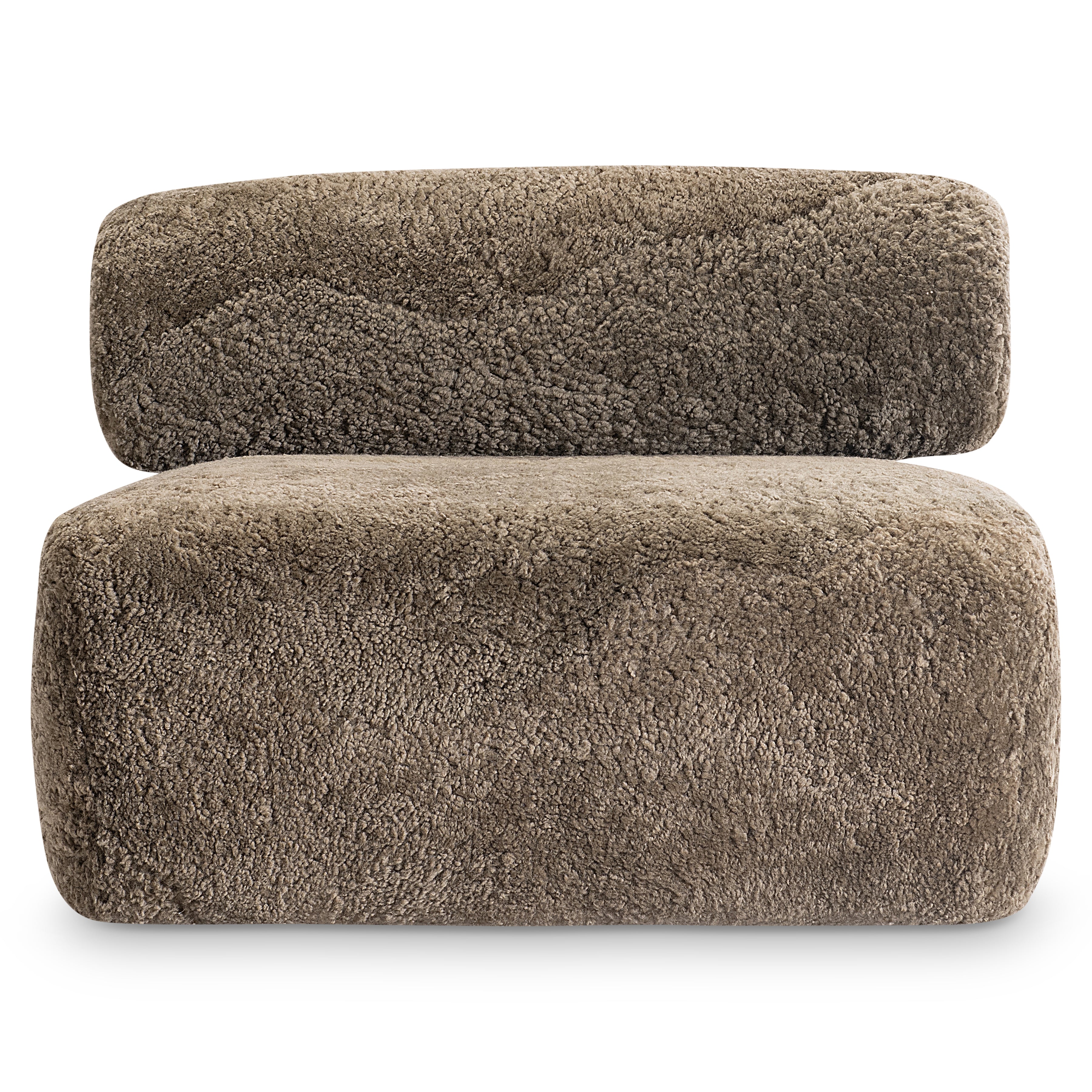 Paley Shearling Swivel Chair by Bernhardt