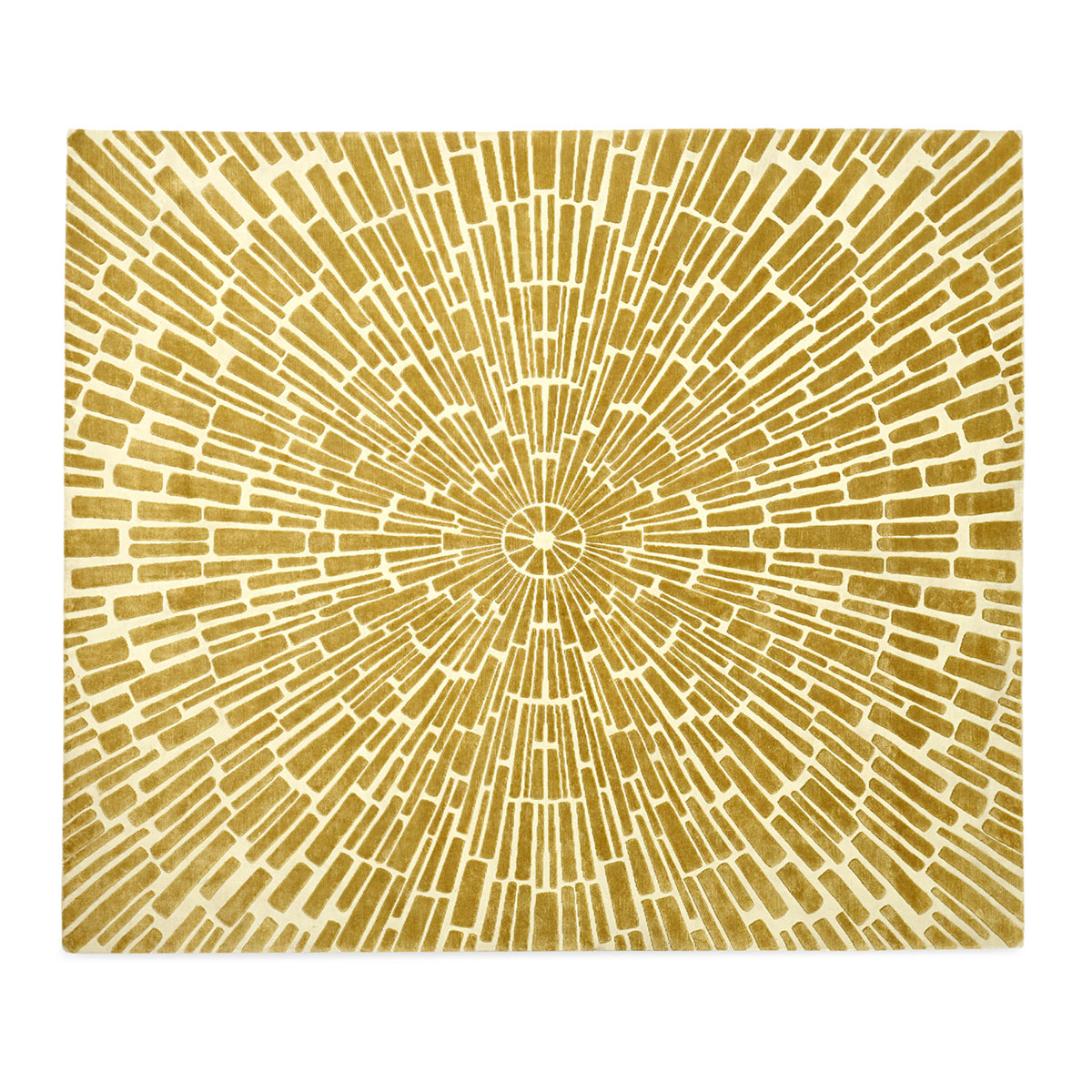 Sunburst Hand Tufted Rug - Gold by Jonathan Adler