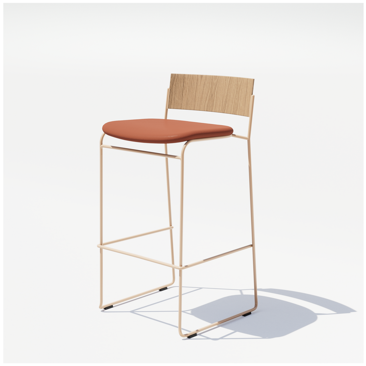 Hinoki Barstool