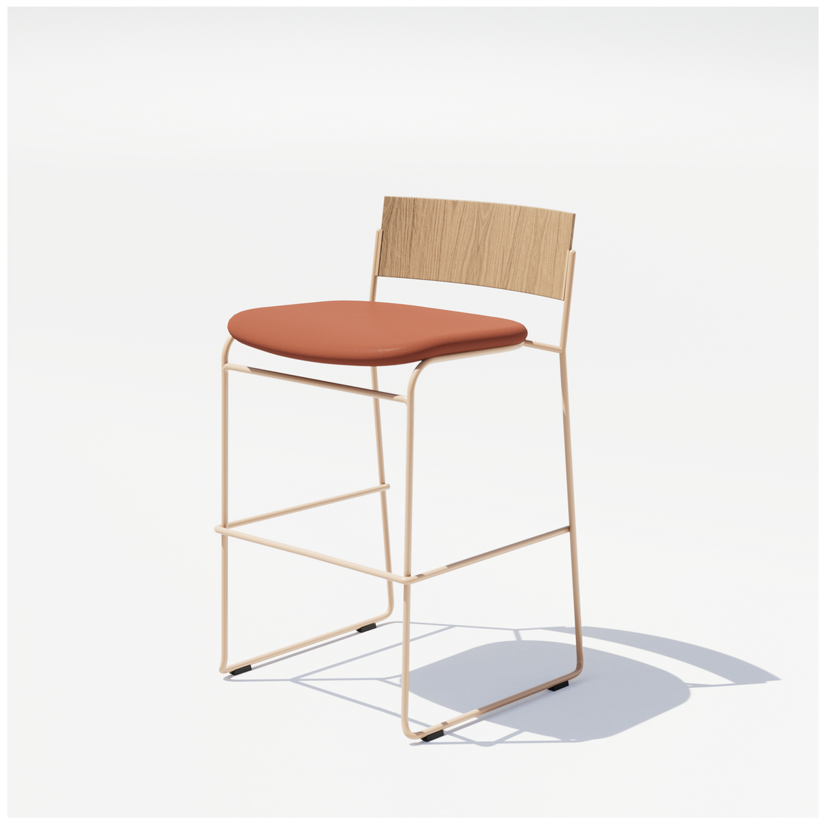 Hinoki Counter Stool