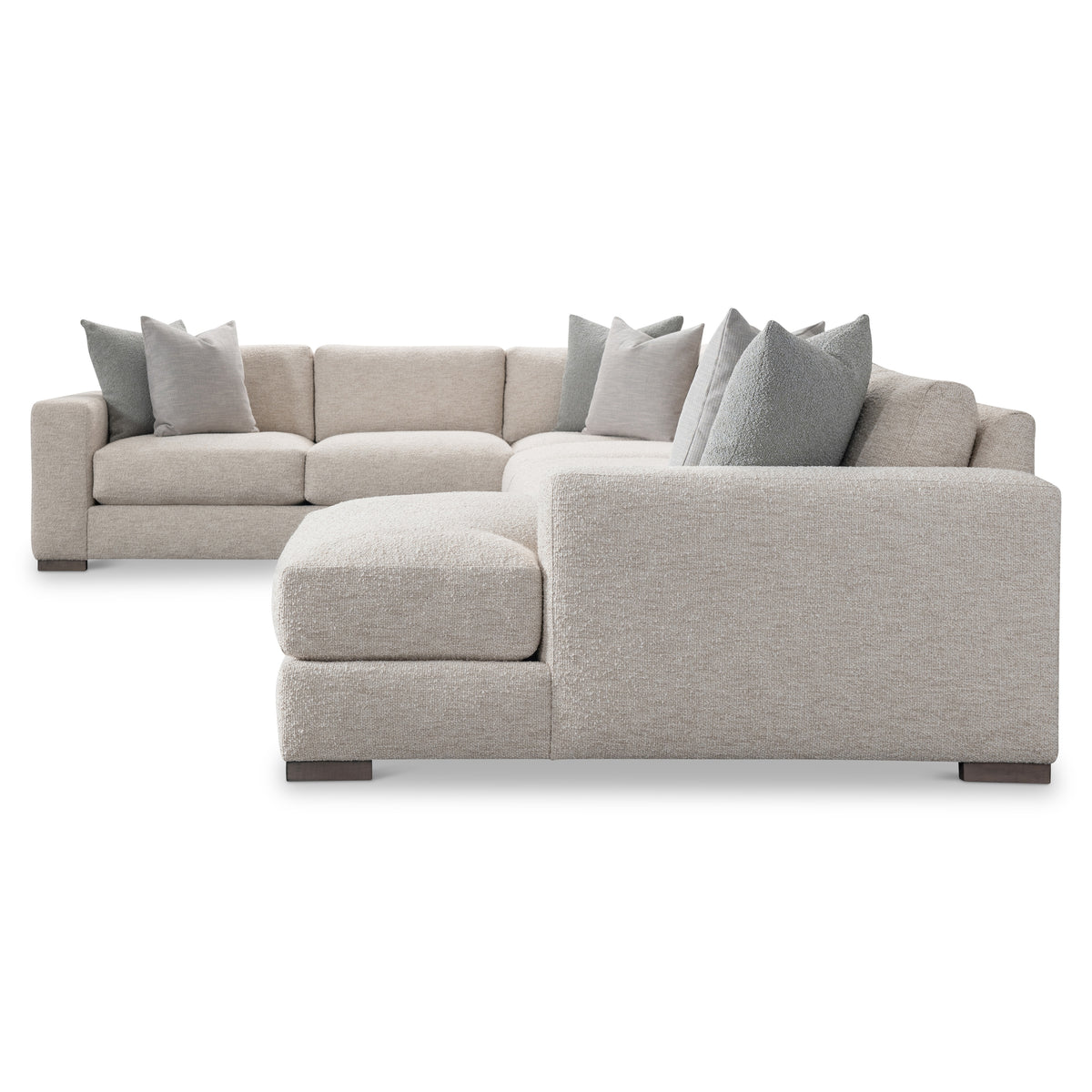Drew 6-Piece Right Facing Fabric Sectional by Bernhardt
