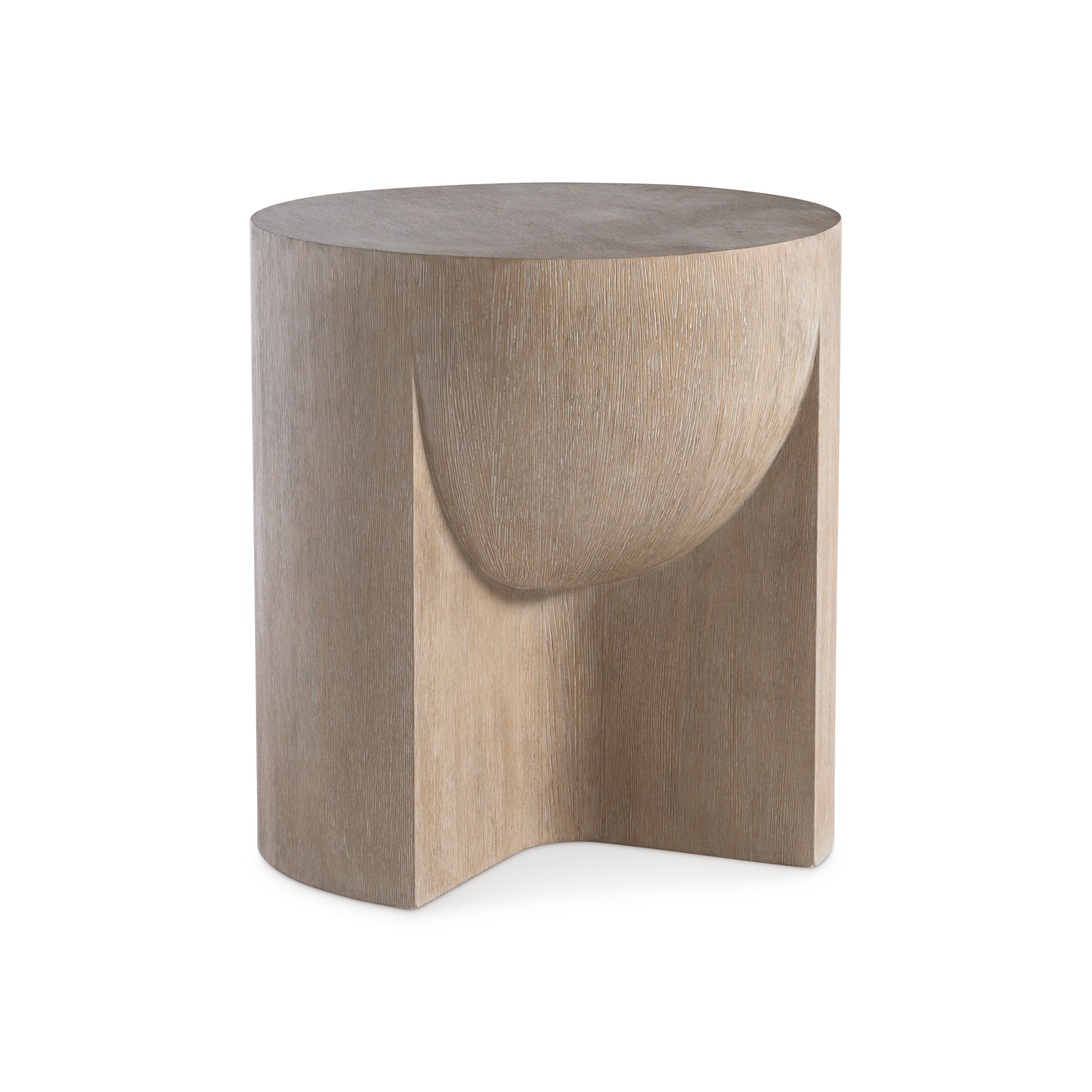Loggia Round Side Table by Bernhardt