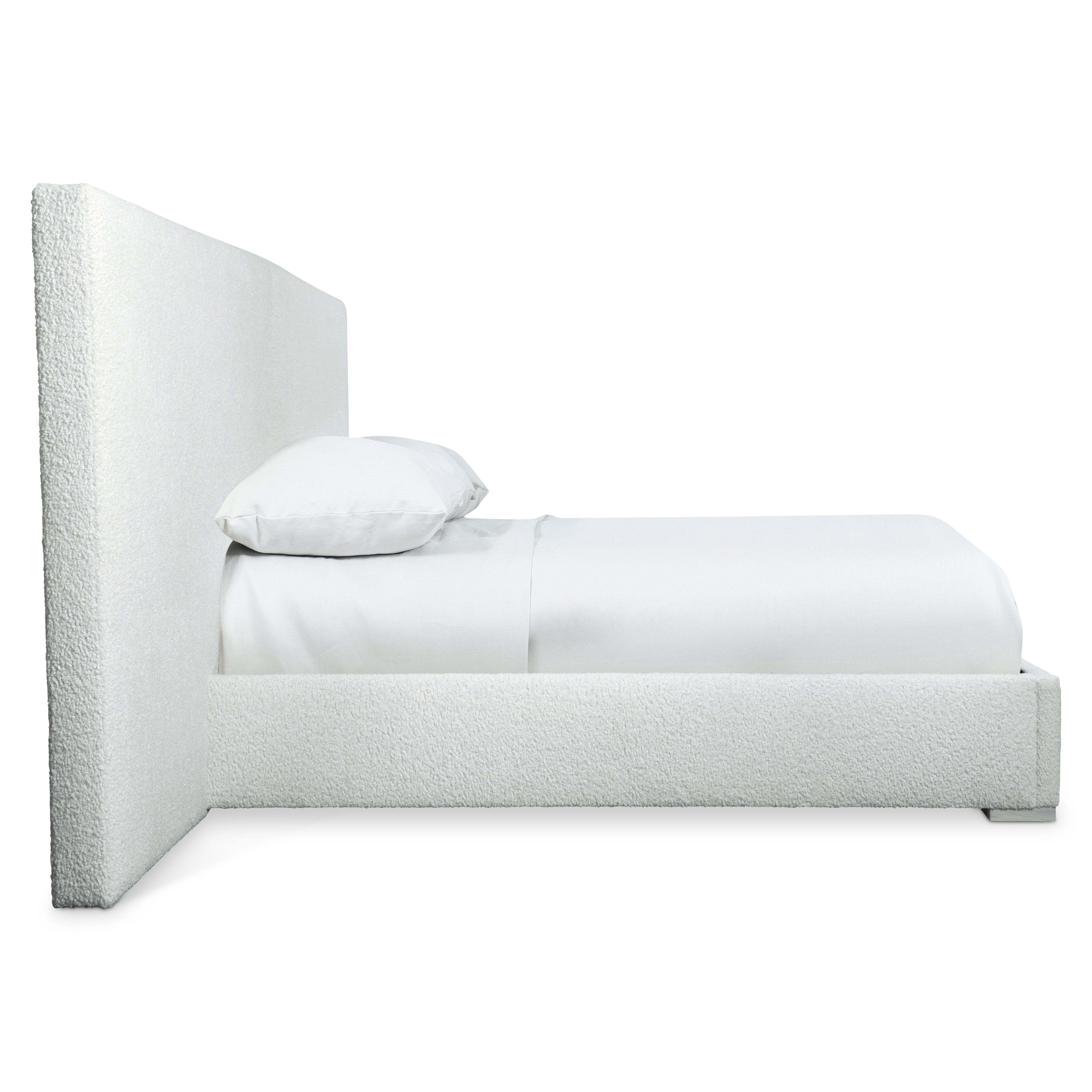 Solaria King Dual Headboard Fully Upholstered Panel Bed by Bernhardt