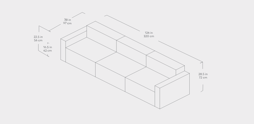 Mix Modular 3-PC Sofa Sofa Gus* Four Hands, Mid Century Modern Furniture, Old Bones Furniture Company, Old Bones Co, Modern Mid Century, Designer Furniture, https://www.oldbonesco.com/