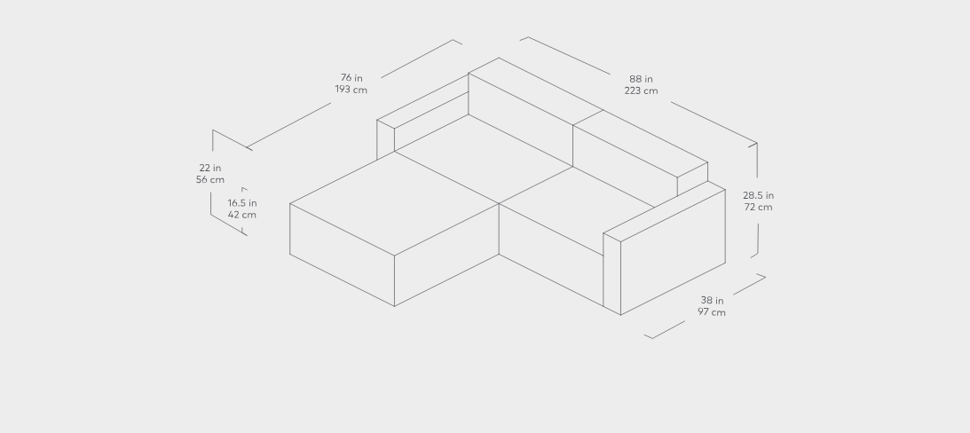 Mix Modular 3-PC Sectional Sectional Gus* Four Hands, Mid Century Modern Furniture, Old Bones Furniture Company, Old Bones Co, Modern Mid Century, Designer Furniture, https://www.oldbonesco.com/