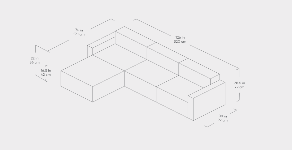Mix Modular 4-PC Sectional Sectional Gus* Four Hands, Mid Century Modern Furniture, Old Bones Furniture Company, Old Bones Co, Modern Mid Century, Designer Furniture, https://www.oldbonesco.com/