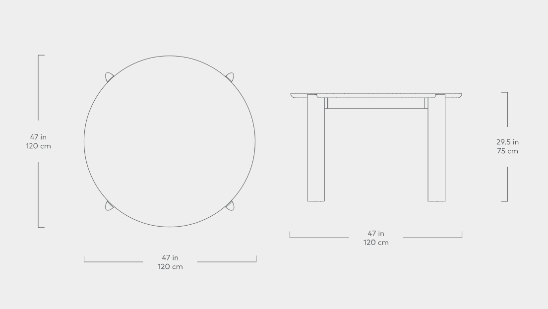 Bancroft Round Dining Table Dining Table Gus* Four Hands, Mid Century Modern Furniture, Old Bones Furniture Company, Old Bones Co, Modern Mid Century, Designer Furniture, https://www.oldbonesco.com/
